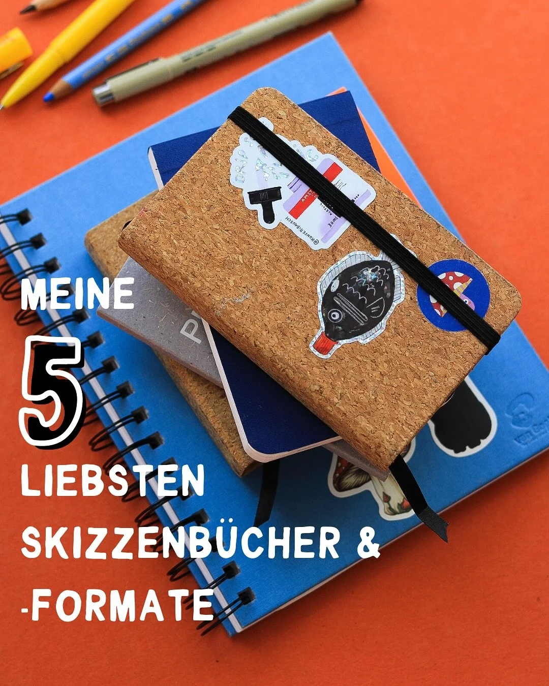 👉🏻📓💭Der Griff zum Skizzenbuch geht bei mir meistens nach Gef&uuml;hl - und nicht nach Motiv. Denn vermeintlich &bdquo;unpassende&ldquo; Formate f&uuml;r ein Motiv passend zu machen, finde ich erst so richtig spannend.

🐜⏩️🐘Ich glaube deshalb zi