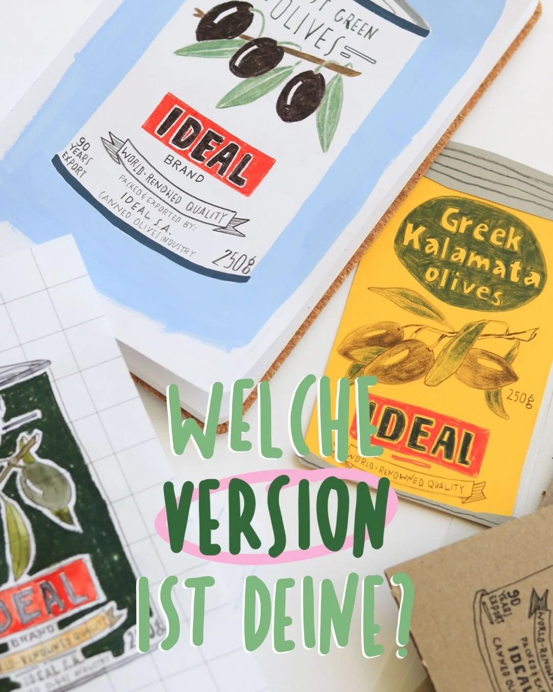 Mein Tipp, wenn in Sachen Motivideen Flaute oder mal nicht viel Zeit ist: Einfach ein schonmal gemaltes Motiv nochmal malen. Oder zweimal. Oder dreimal&hellip; ⏰💭🖌️

Denn: Auch wenn die Basis immer die gleiche ist, wird das Motiv durch neues Materi