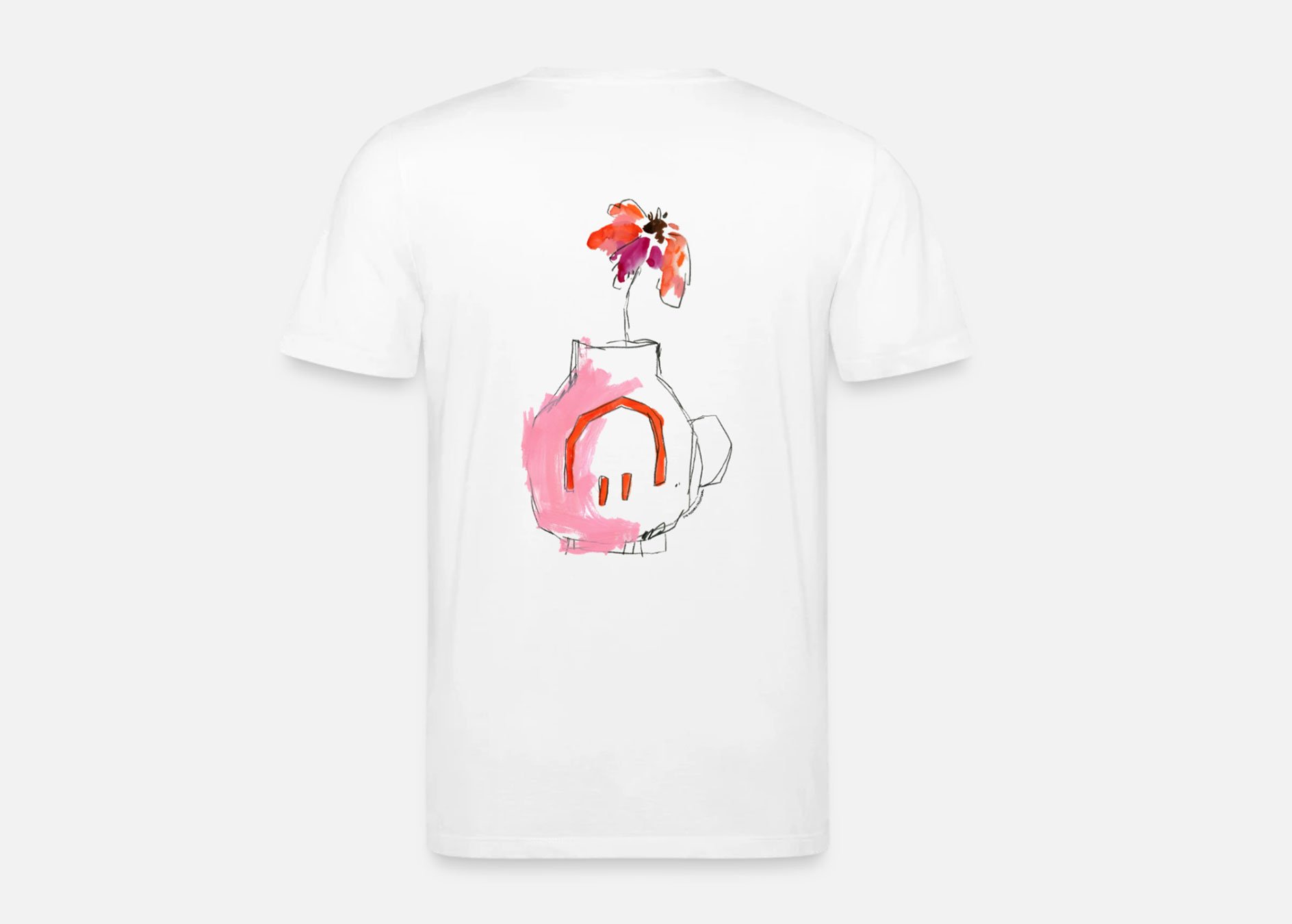 Unisex T-Shirt "A flower & a smile"