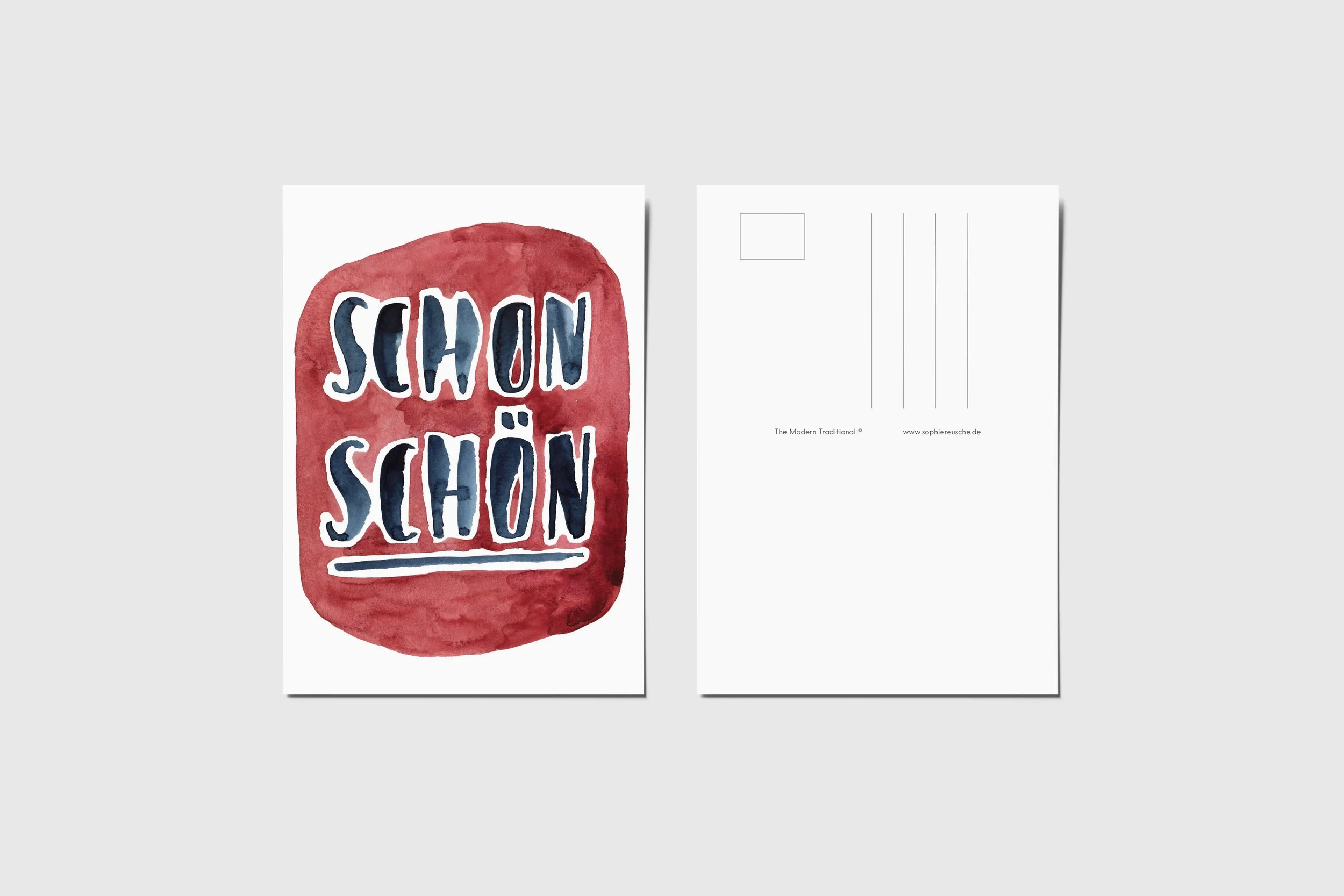 Postkarte “Schon schön”