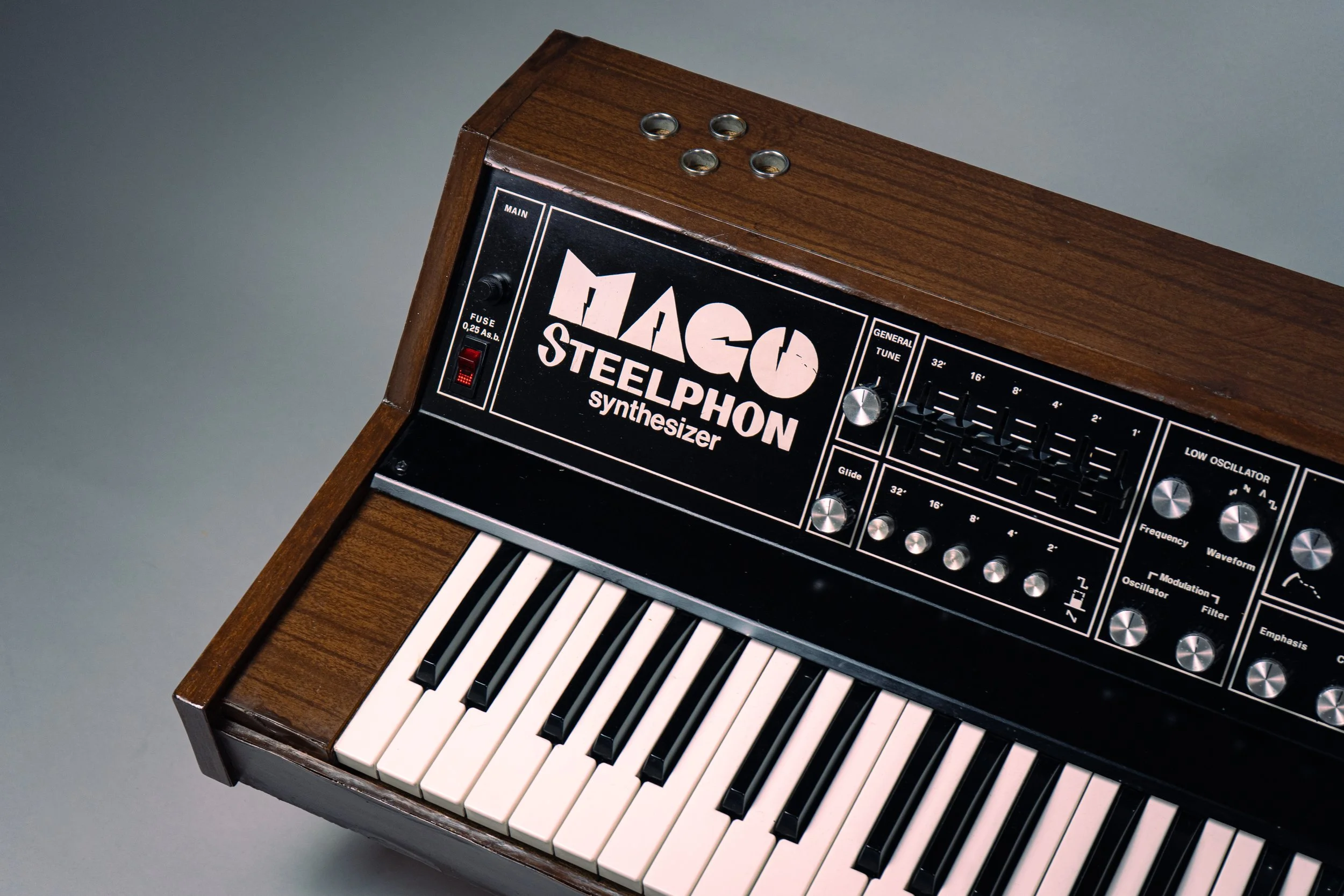 Mago means magician and is of course one of the absolute coolest names for a synth ever. The Steelphon Mago makes mysterious and out-of-this-world type sounds, howling resonance filter settings to full on screams and chirping bird noises - it has a q