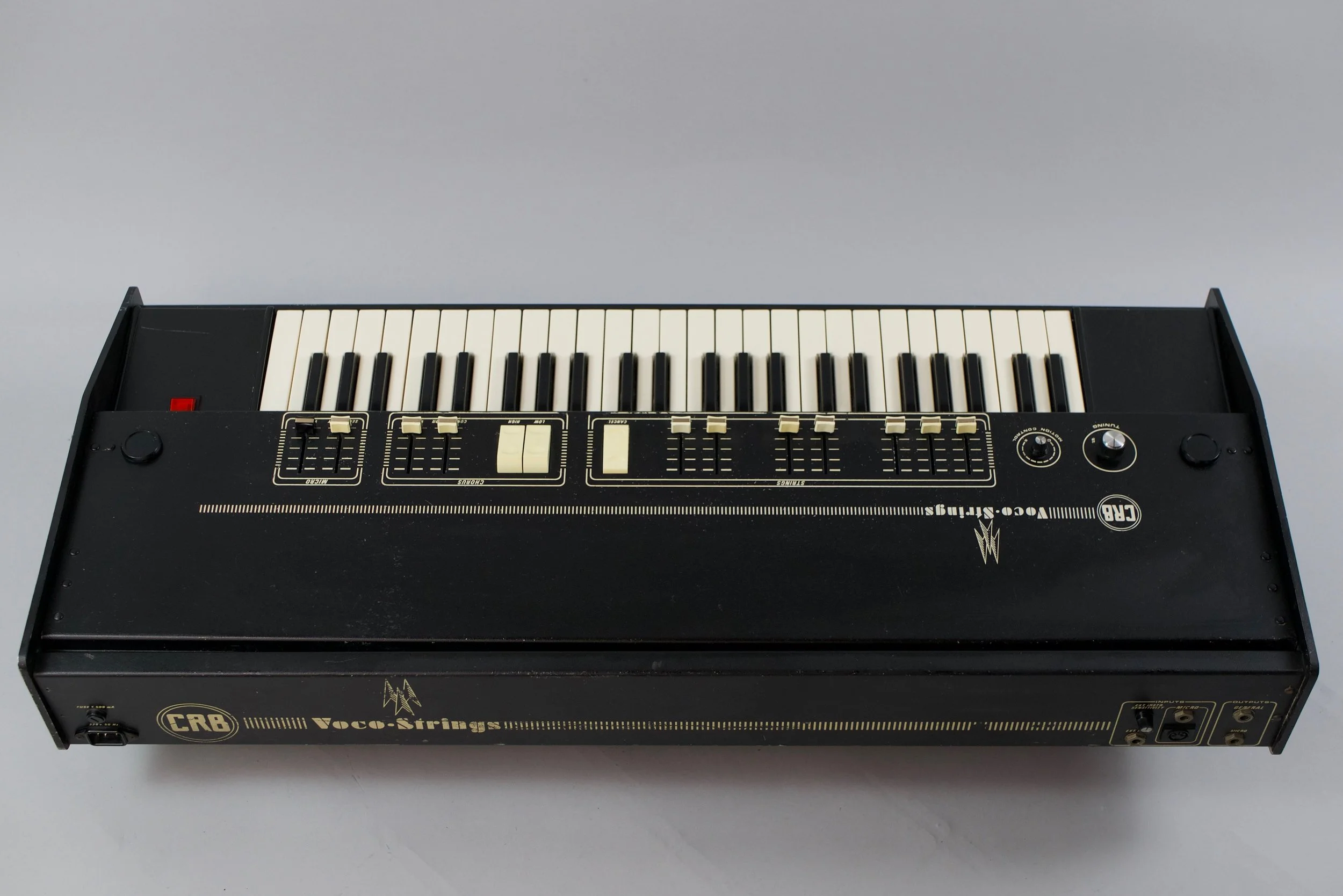 The Voco-Strings is especially good with drum machines and percussive sounds - you can of course mix in the string machine section for extra lushness.