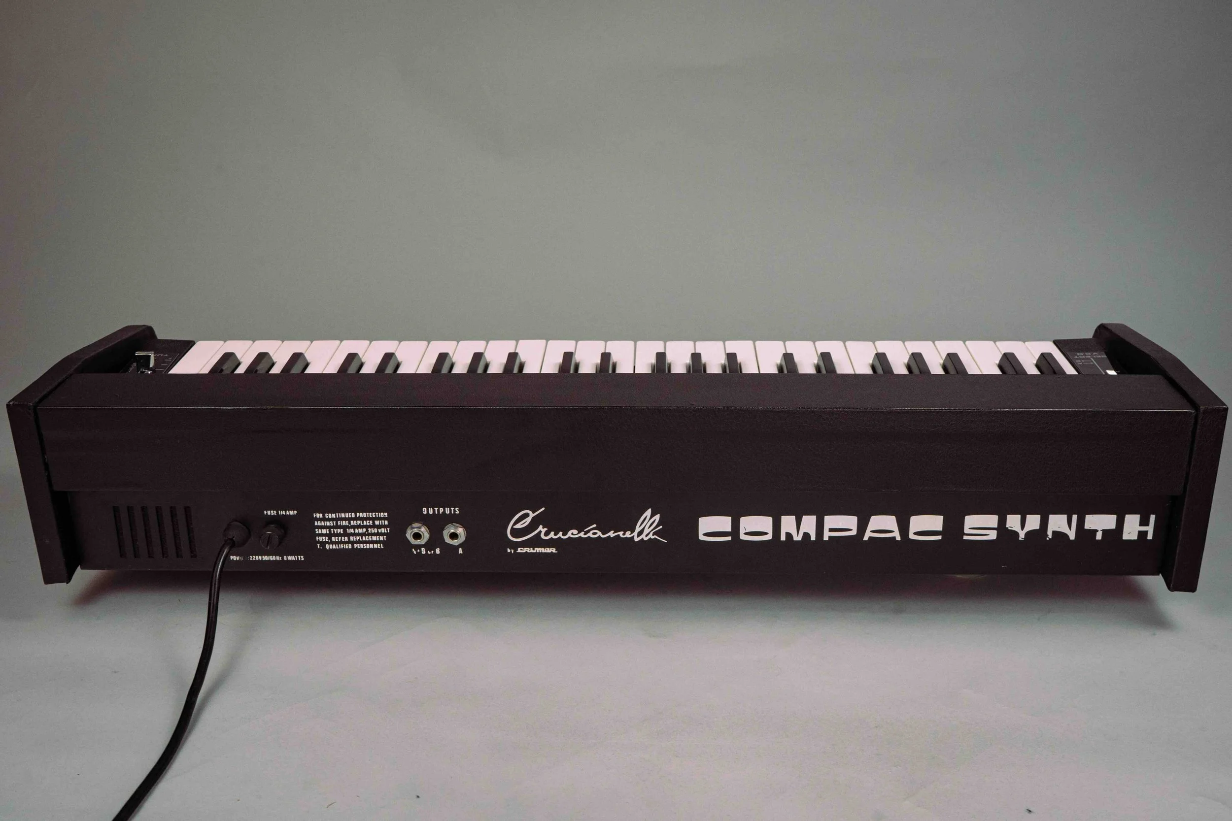 Despite its sleek appearance the Compac Synth is a great and powerful monophonic synth, especially considering its age. With 4 footages per oscillator and all the separate controls and modulation capabilities it can generate some great sounds of a wi