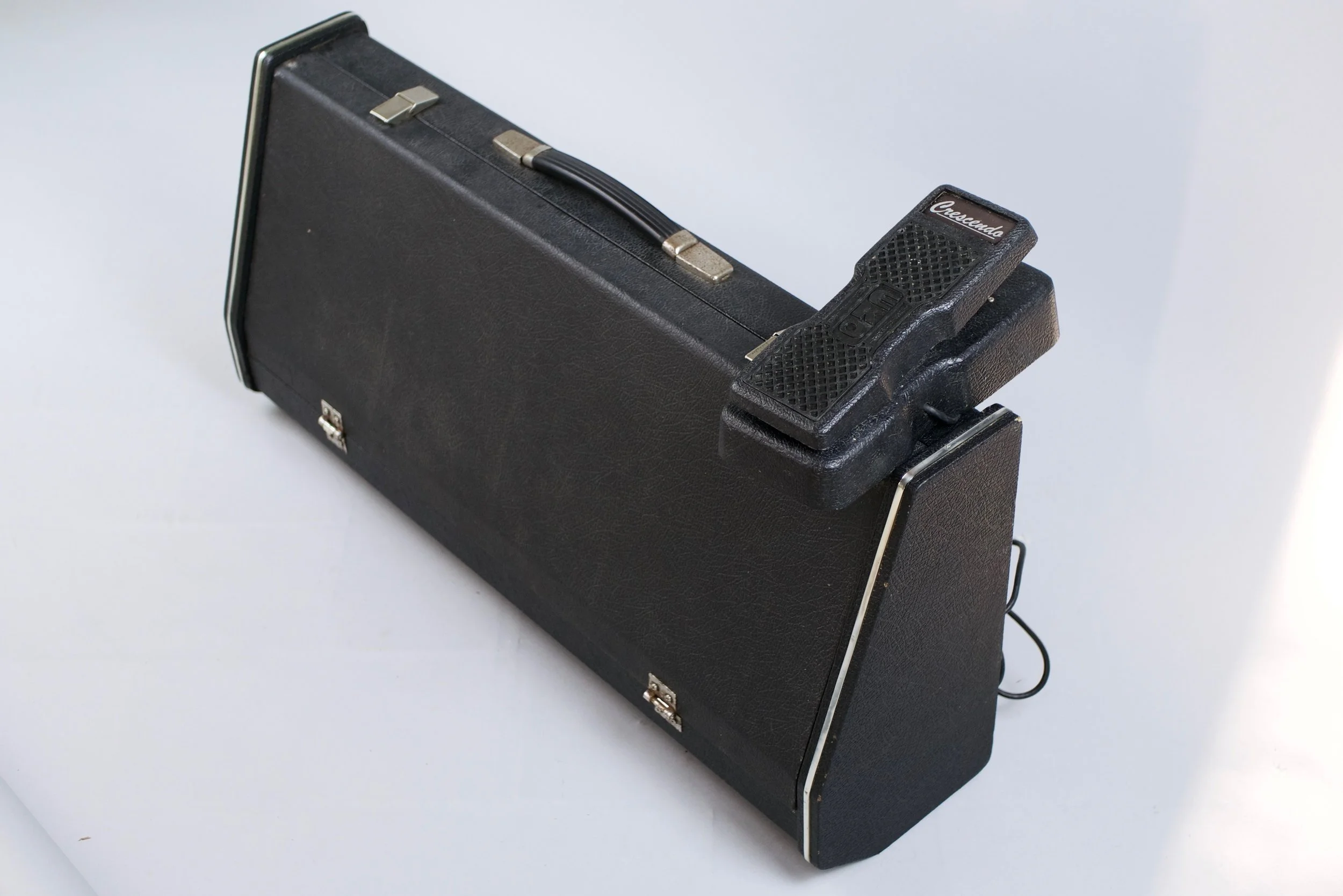 Perfect for the touring musician it comes with a lid and swell pedal.