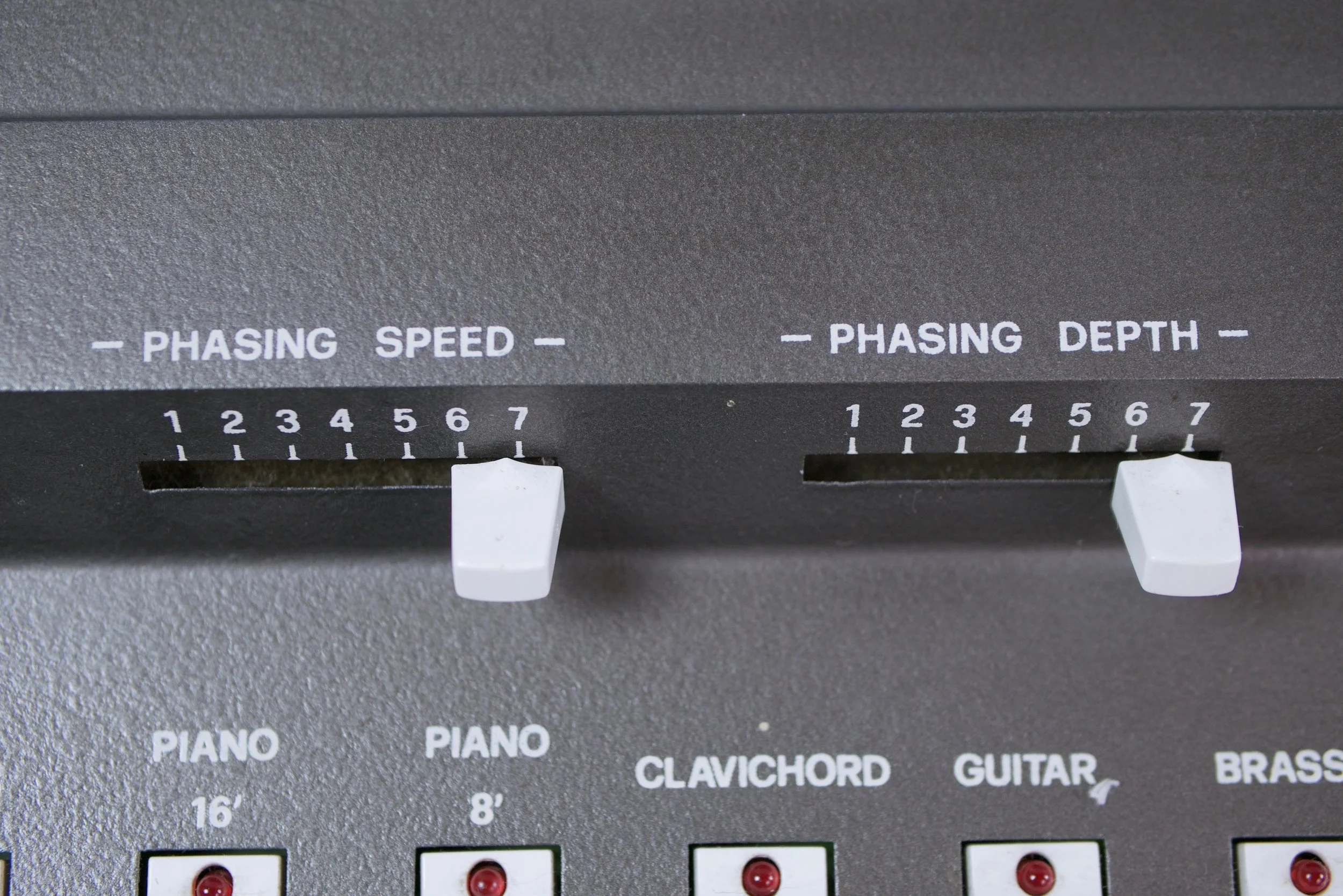 The Phasing parameters are simple - Speed and Depth - and the sweep is reminiscent of the Small Stone phaser. 