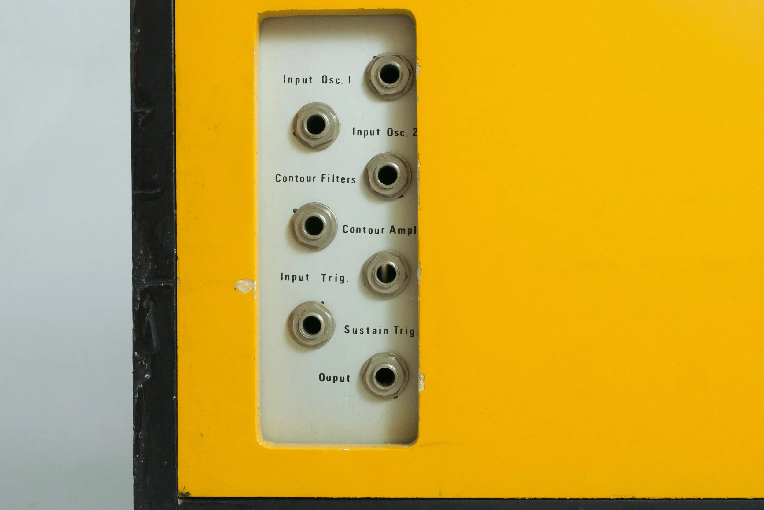 Here you see the separate CV inputs are an example of that; one for each oscillator, and a trigger input for both, few European synths incorporated this feature in 1973.  