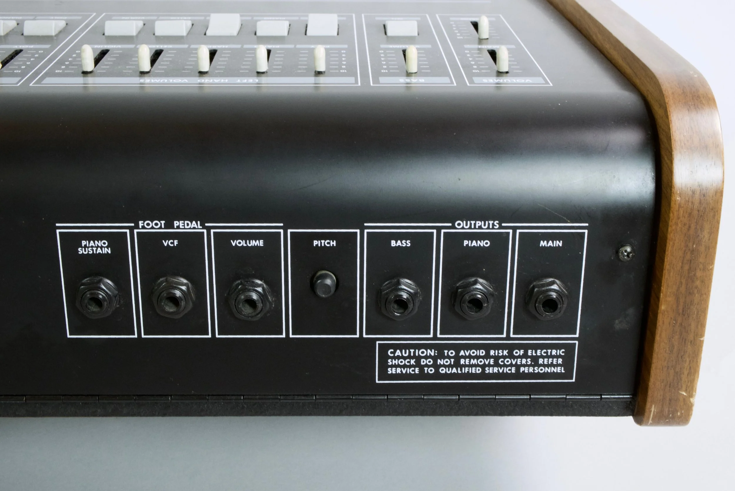 There are 3 separate audio outputs, great for recording the sounds separately or routing them to external effects such as phasers, flangers, echoes and reverbs. 