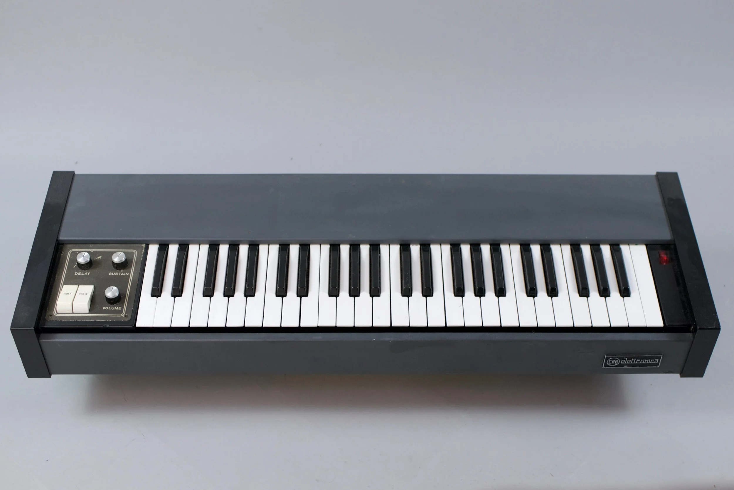 CRB DIAMOND 709 - 1978. A practice in minimalism, this simple but great sounding string machine has two hardwired preset sounds.  And a sustain and attack dial - less is more. 