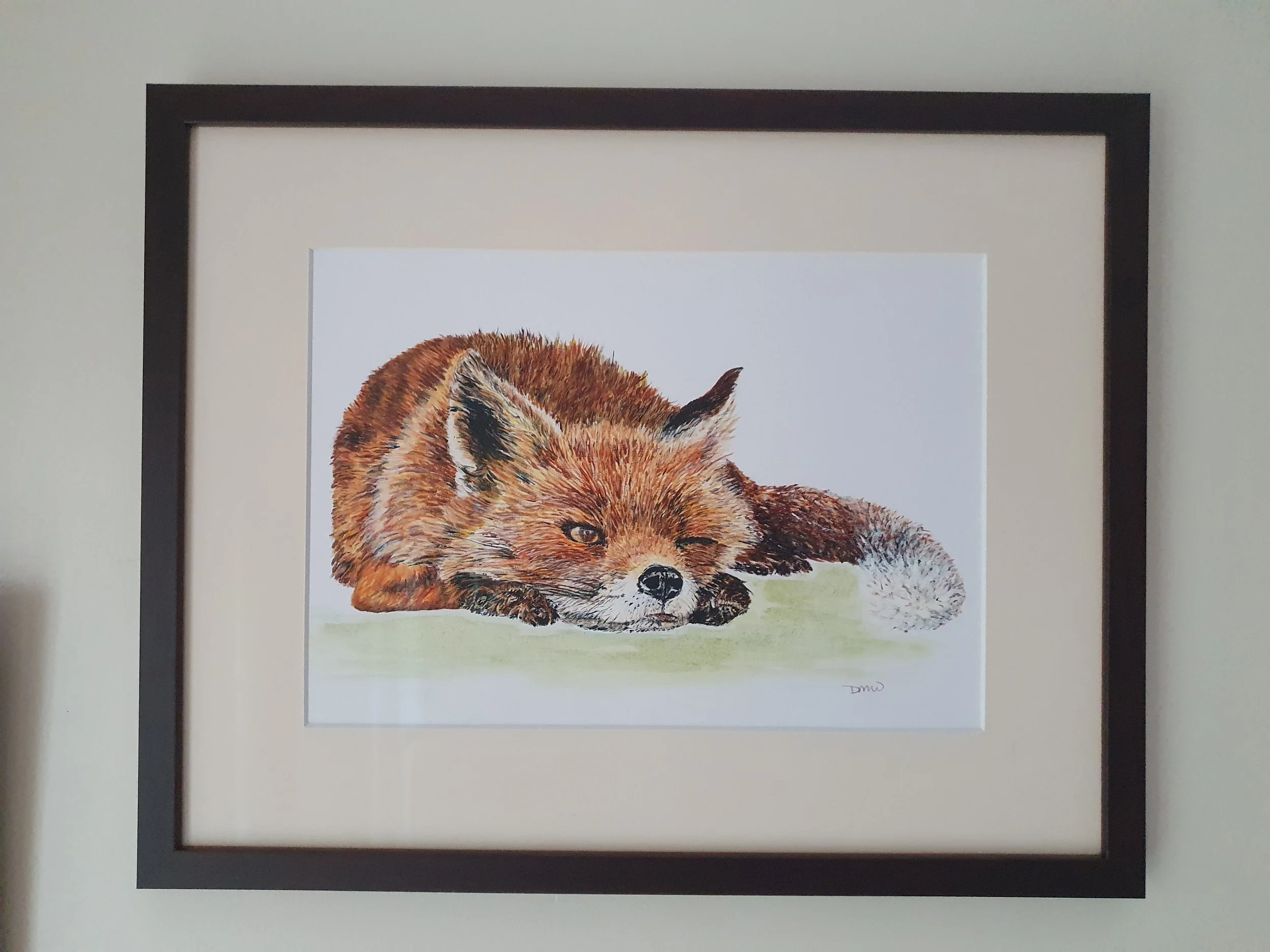 Watchful Fox framed.jpg