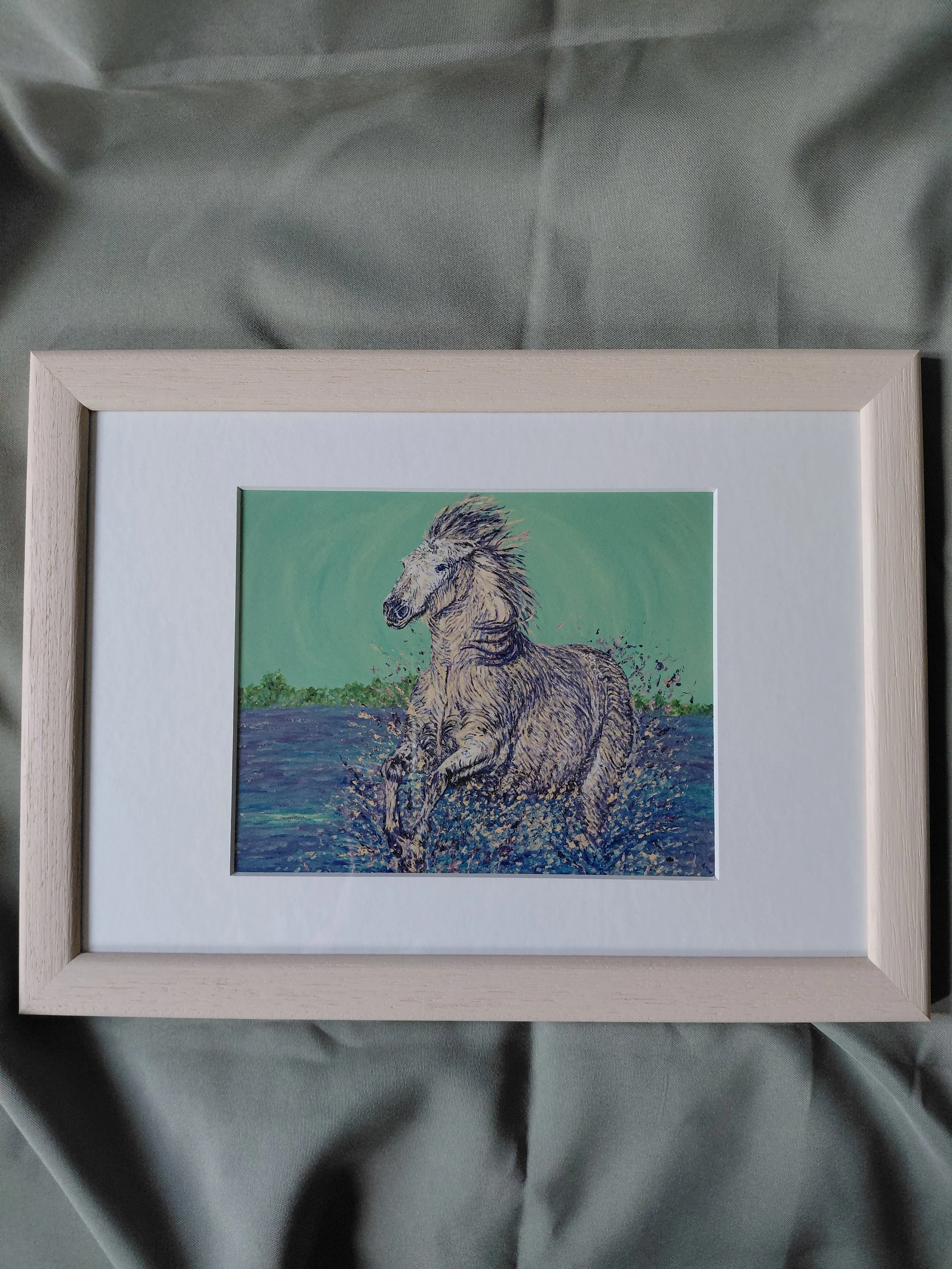 Camargue Horse - Framed Print