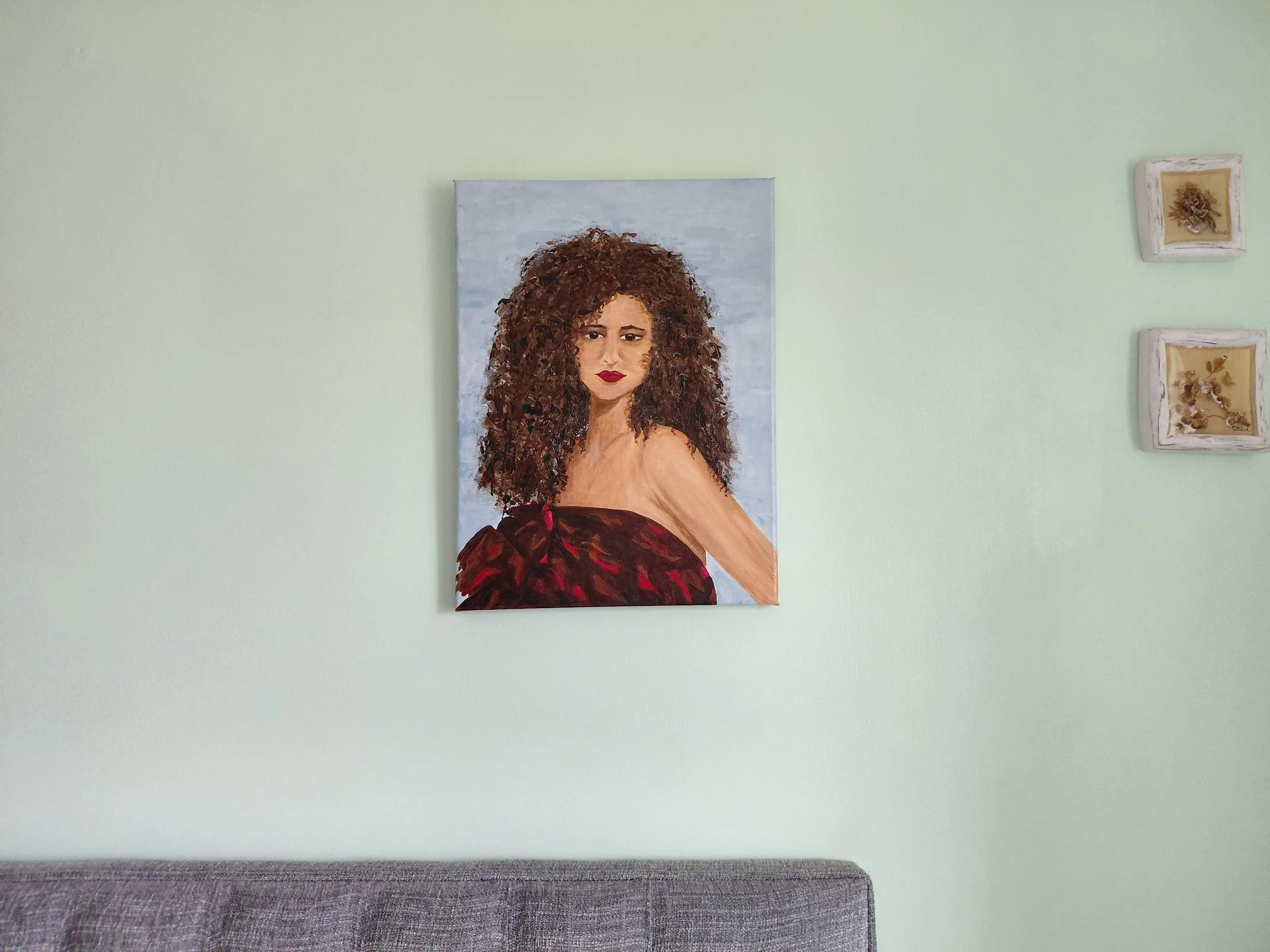 RED - Acrylic on canvas 16 x 12"