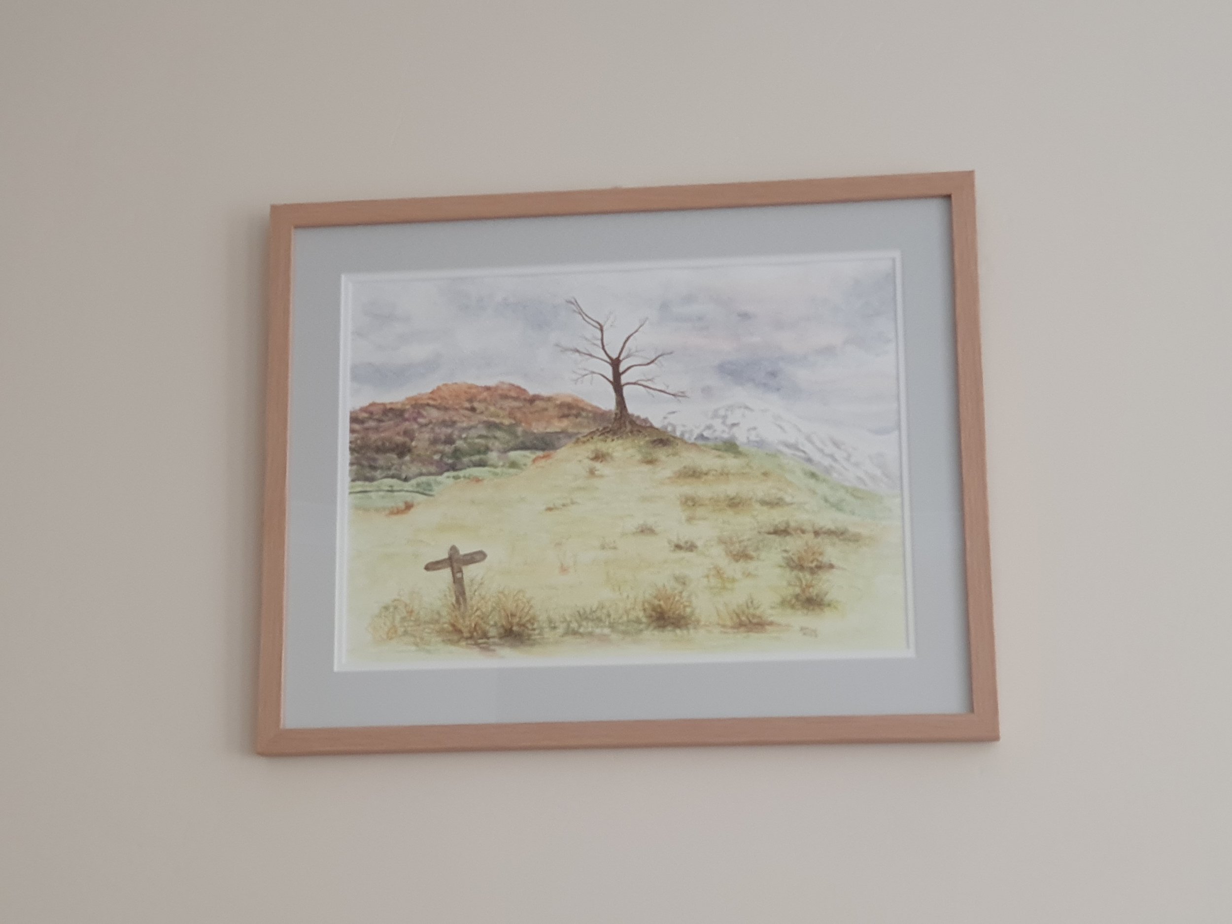 Lone tree finished in frame.jpg