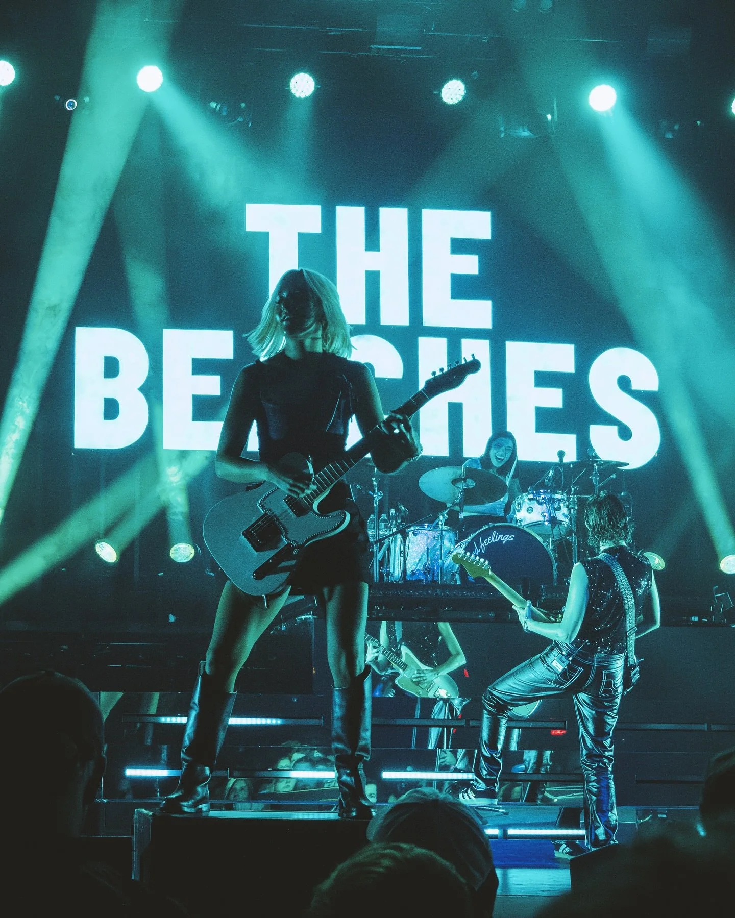 You can Blame Brett for these photos too. 

@thebeachesband last night in Boston from the crowd!