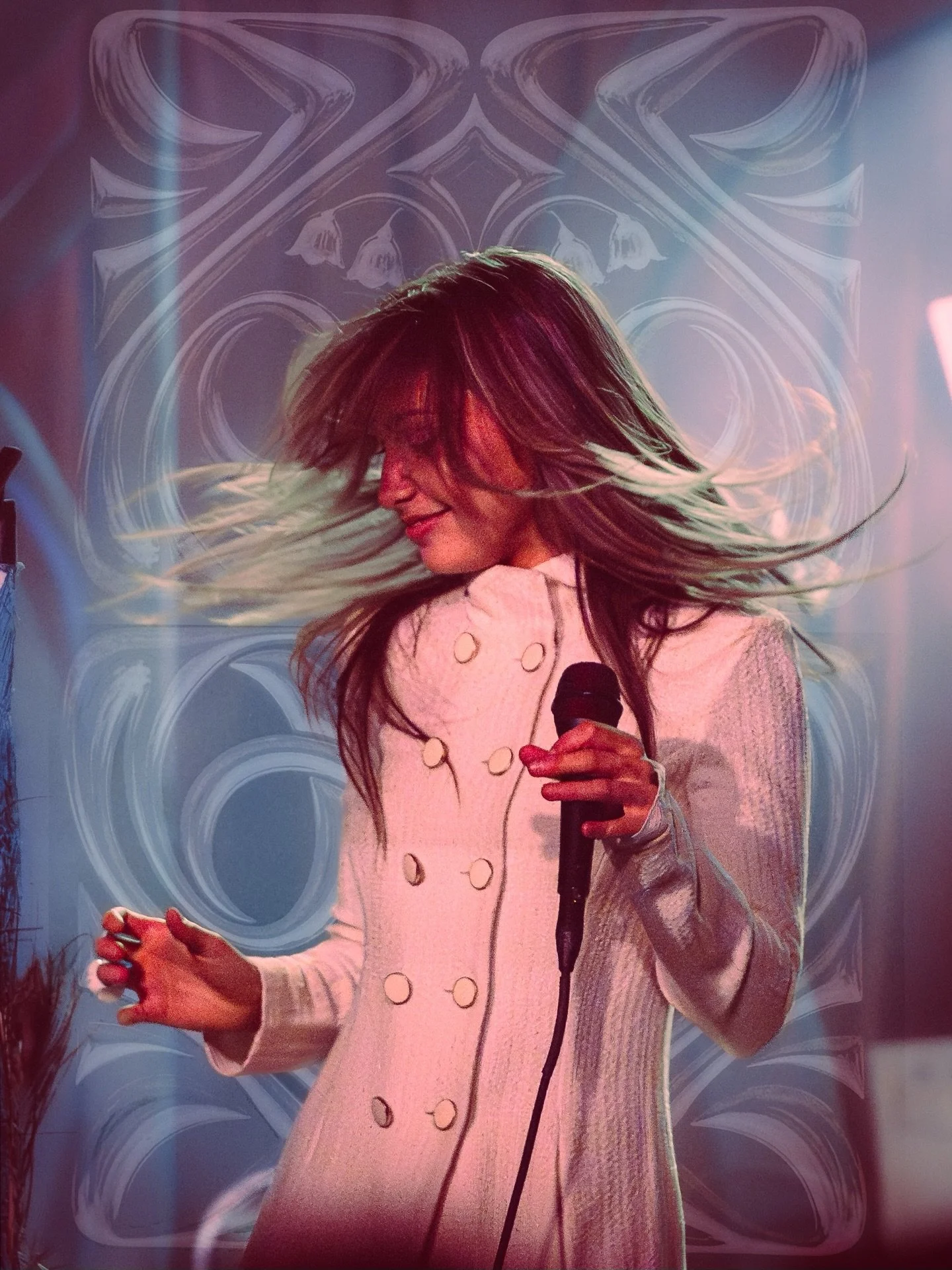 They call her 𝒯𝒽𝑒 𝒮𝑒𝒶𝓂𝓈𝓉𝓇𝑒𝓈𝓈. @zinadelphia for a packed Brighton Music Hall last night. 🧵 🪡 

For @digitalwitnessmag 

#zinadelphia