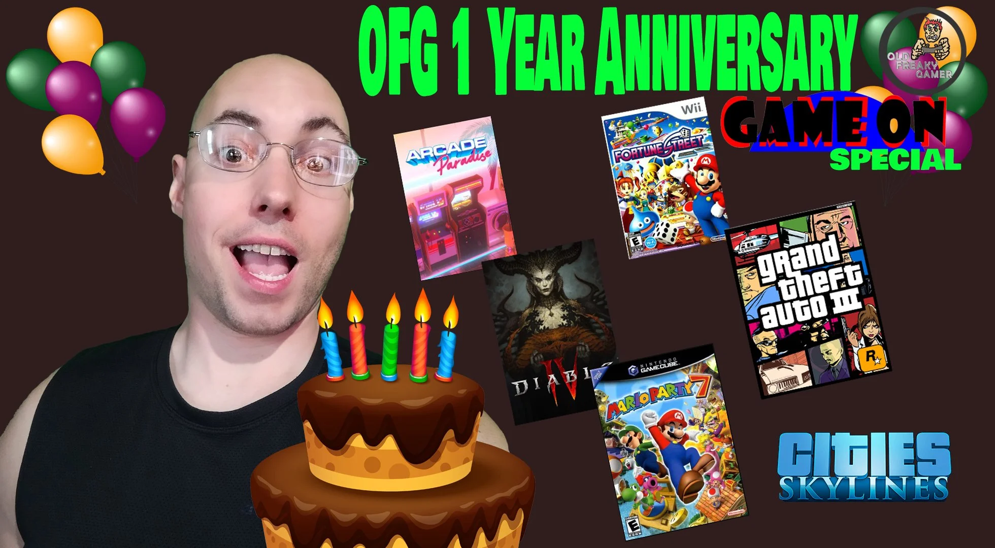 OFG 1 Year Anniversary Special– GameOn