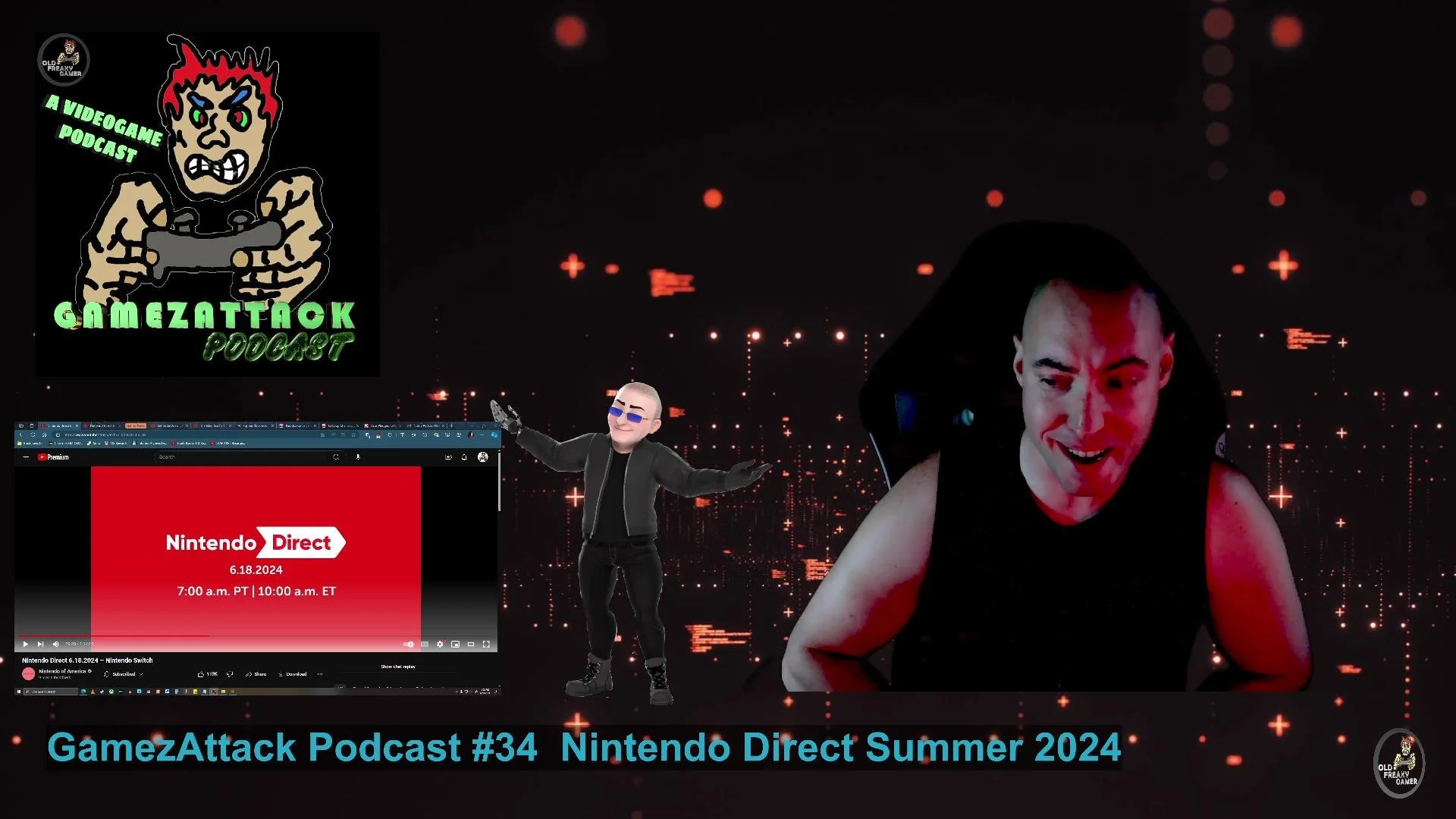 GamezAttack Podcast #34 Nintendo Direct Summer 2024