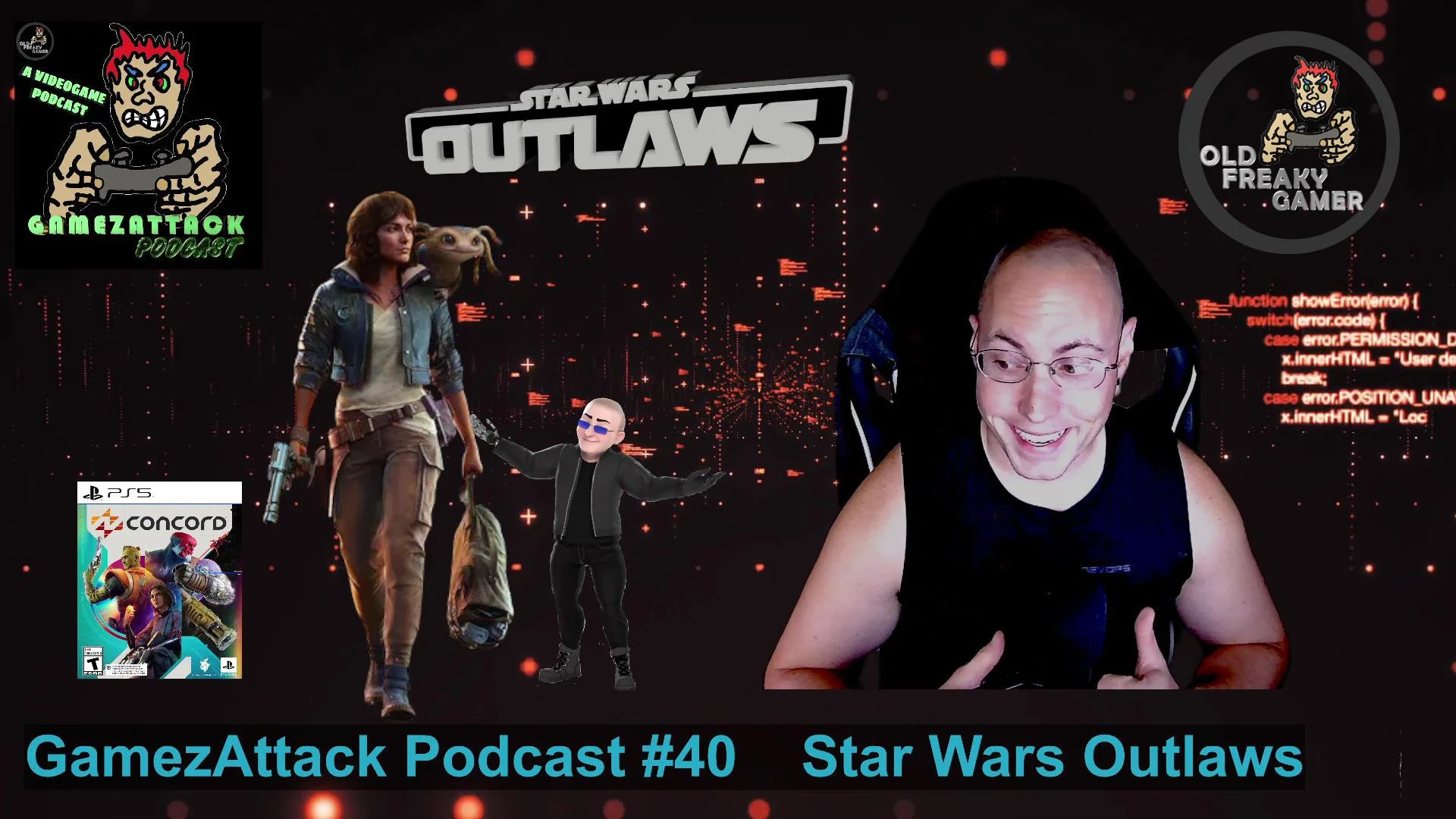GamezAttack Podcast #40 Star Wars Outlaws