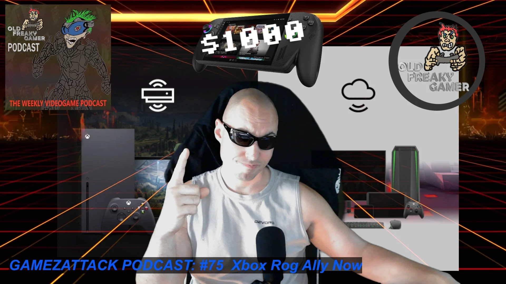 GamezAttack Podcast #75 Xbox Rog Ally Now