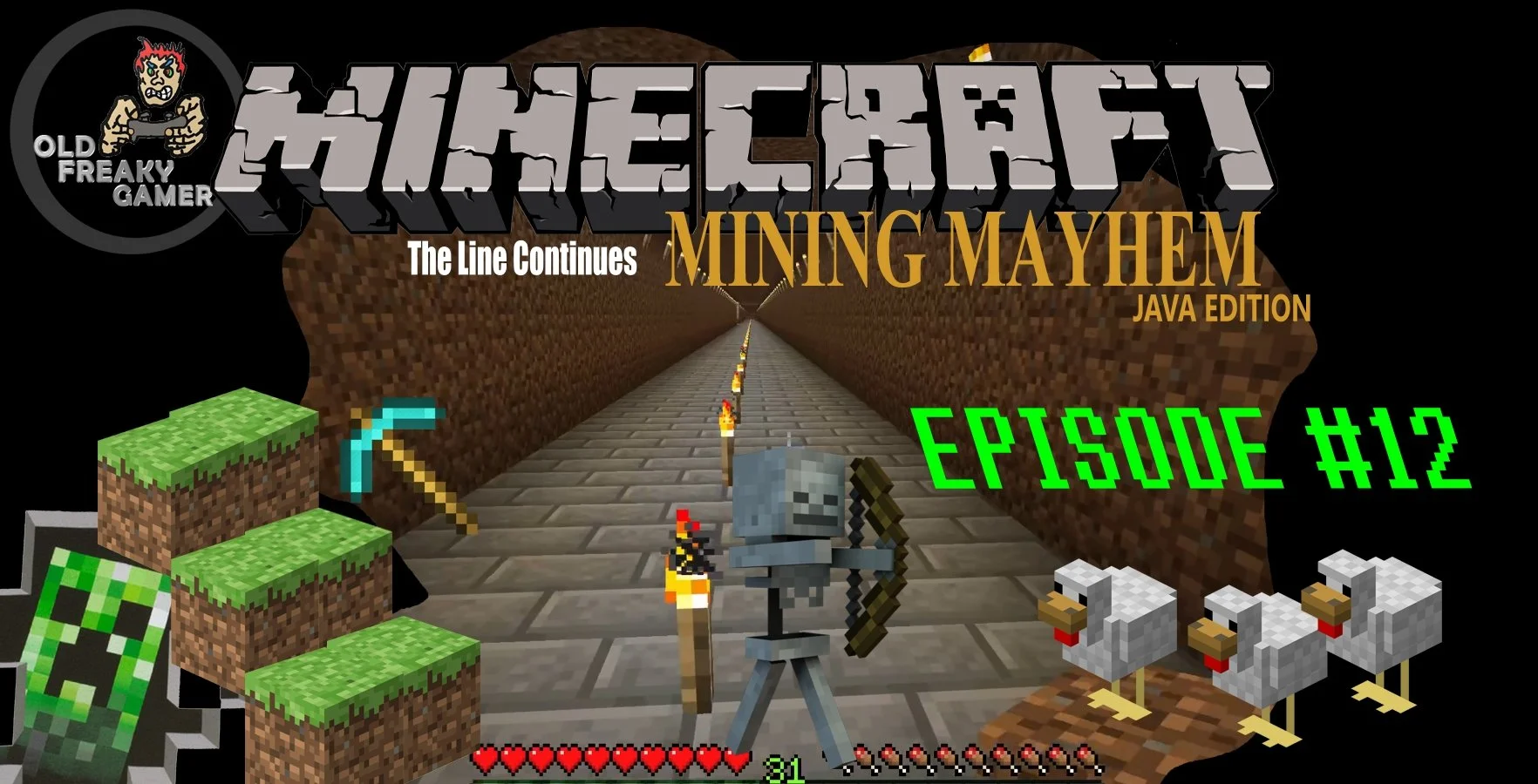 Minecraft Mining Mayhem – The Line Continues (Episode #12)