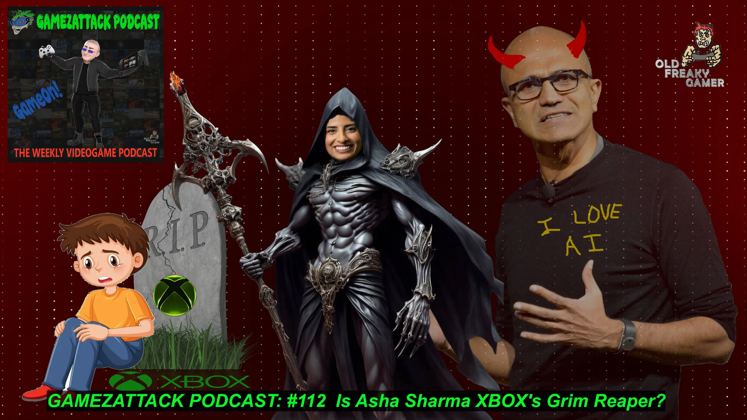 GamezAttack Podcast #112 Is Asha Sharma XBOX’s Grim Reaper?