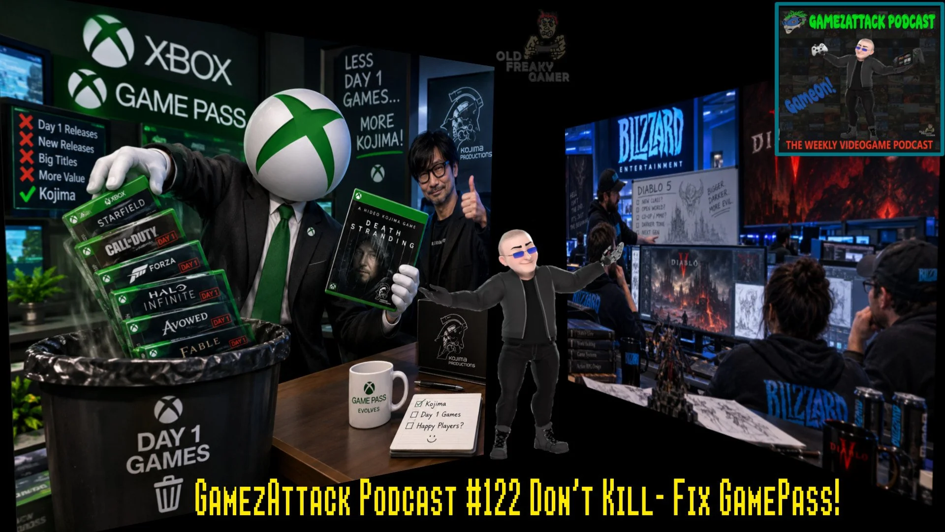 GamezAttack Podcast #122 Don’t Kill – Fix GamePass!