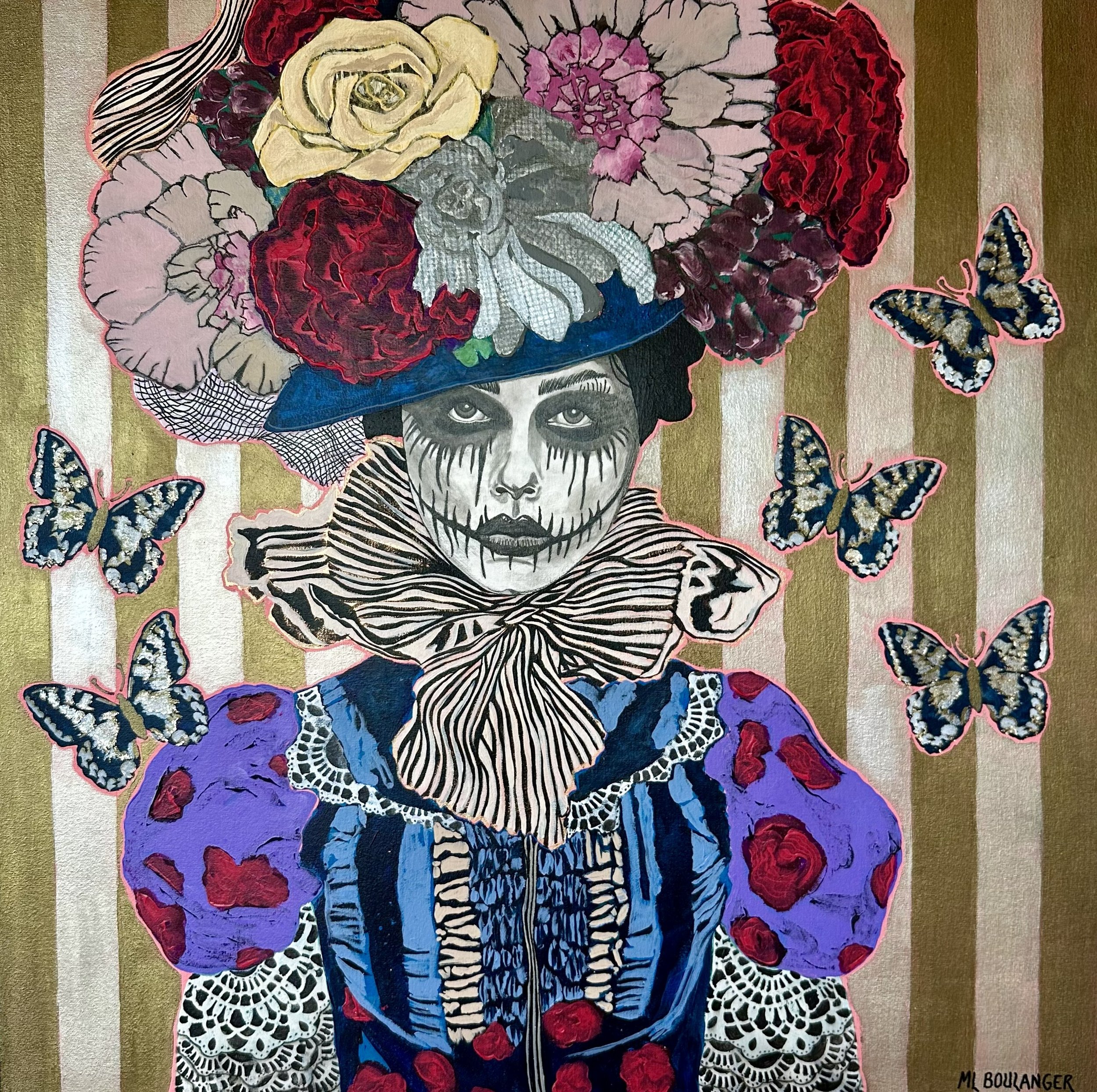 Genoveva, Acrylic, 36”x36”