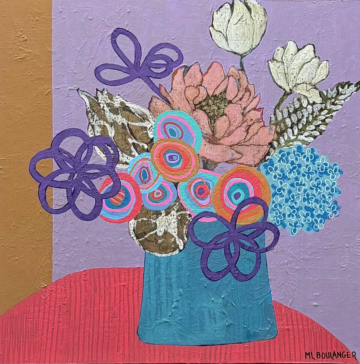 Colour and Grace, Acrylic, 30" x 30"