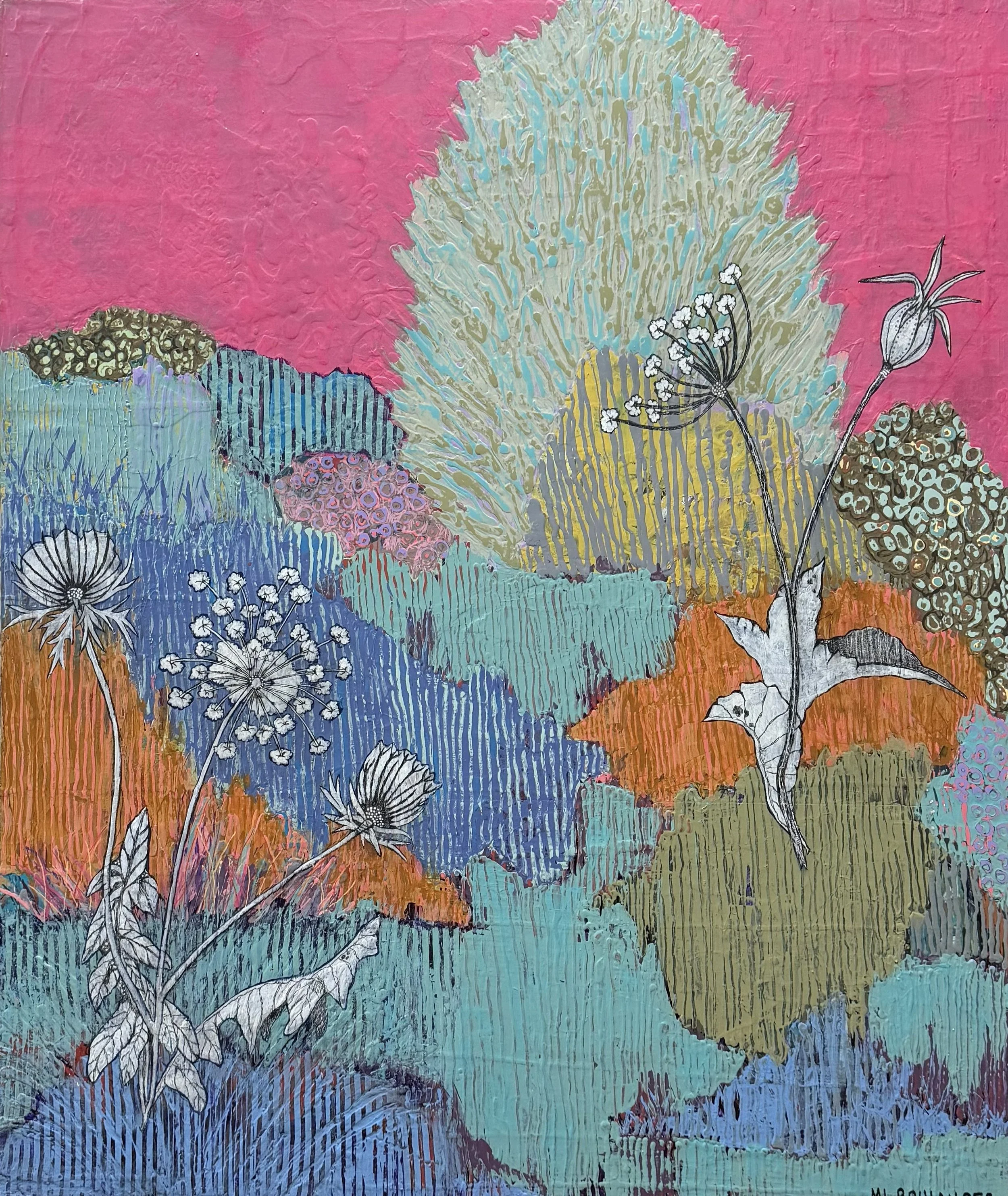 Meadow Whispers, Acrylic, 40” x 48”