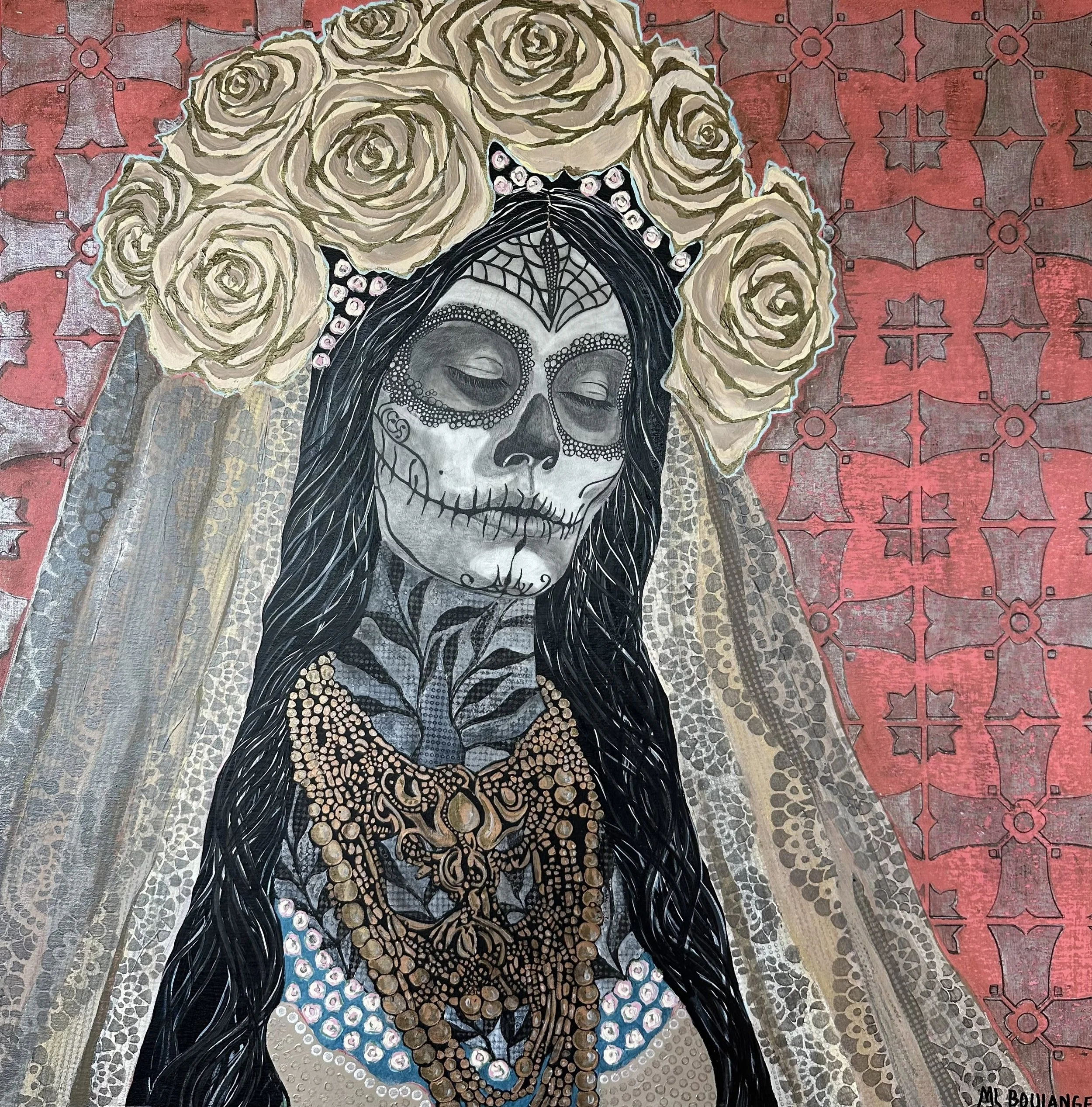 Rosamaria, Acrylic, 36”x36”