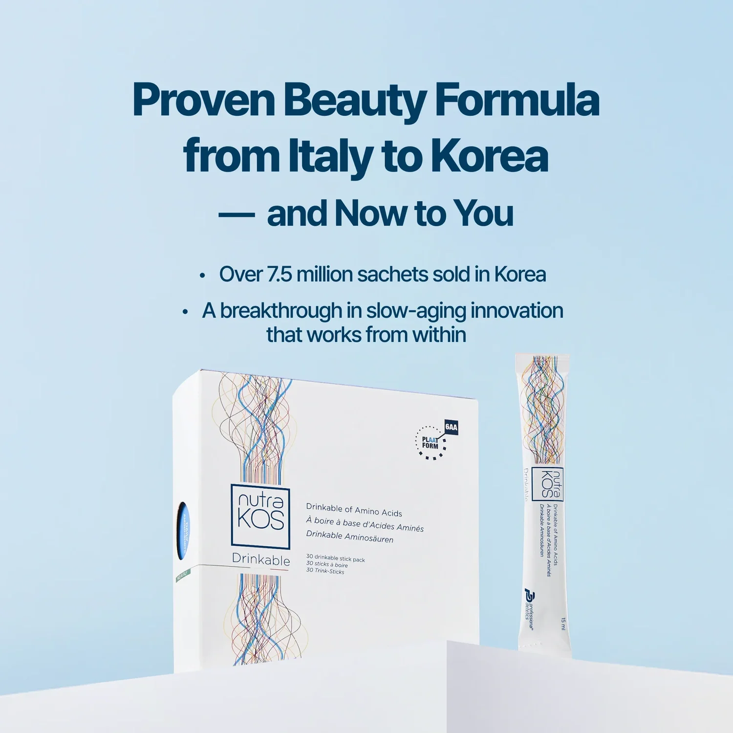 新品未開封 nutraKOS Drinkable ニュートラコス 特許取得サプリ 新品未開封 nutraKOS Drinkable ニュートラコス 特許取得サプリ