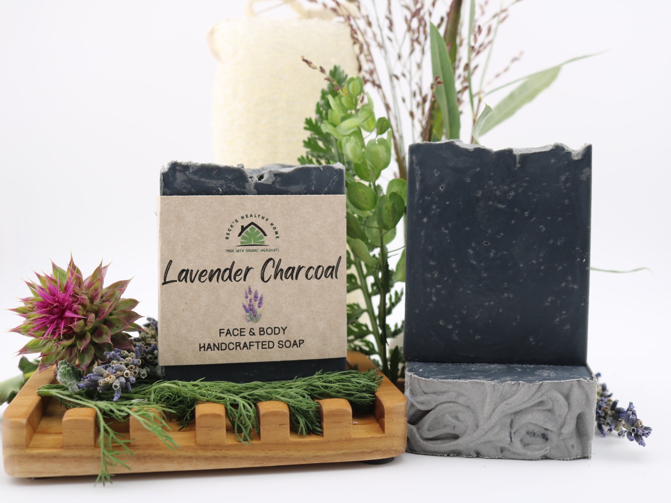 Lavender Charcoal Face Soap