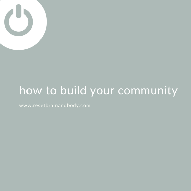 How to Build Your Community
