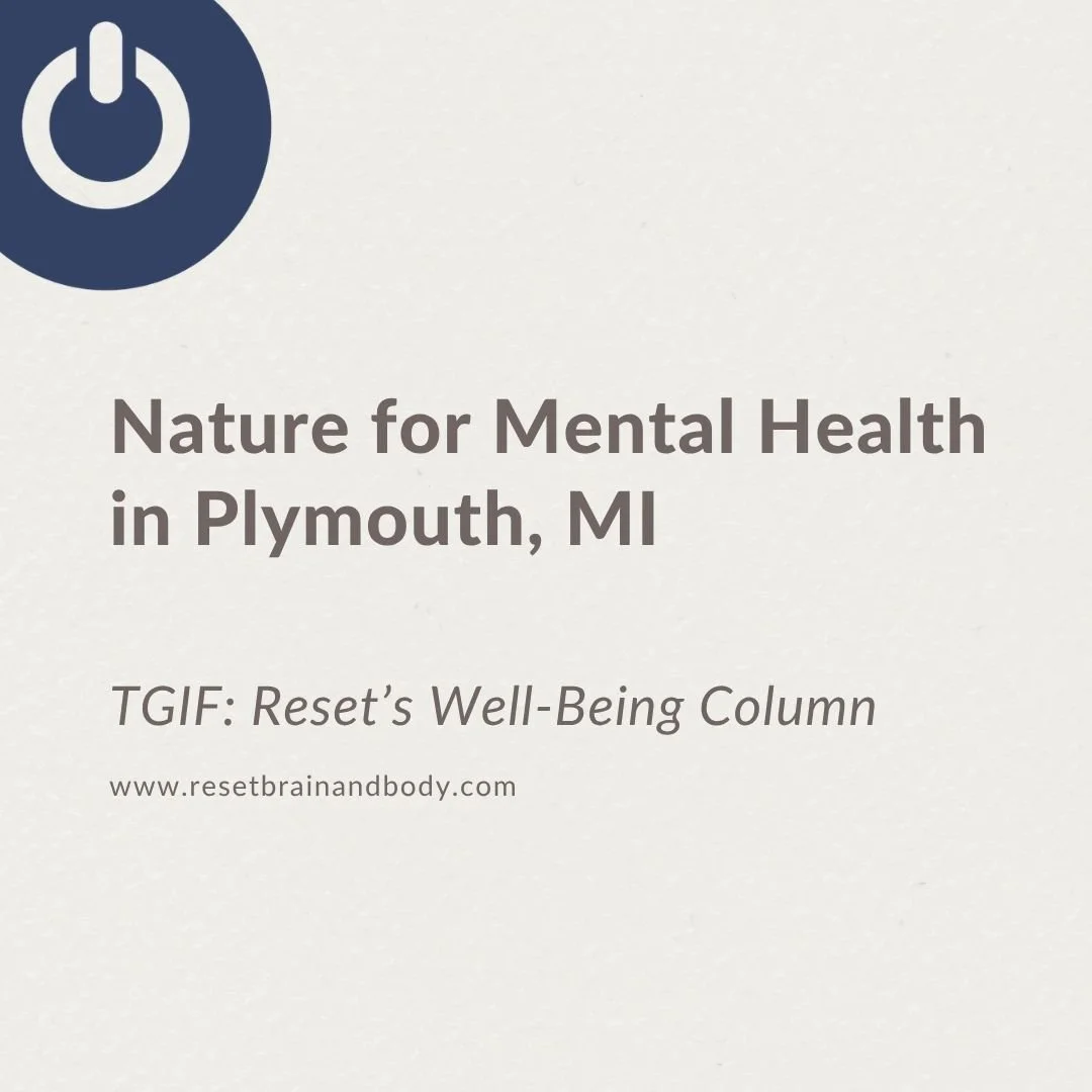 Nature for Mental Health in Plymouth, MI