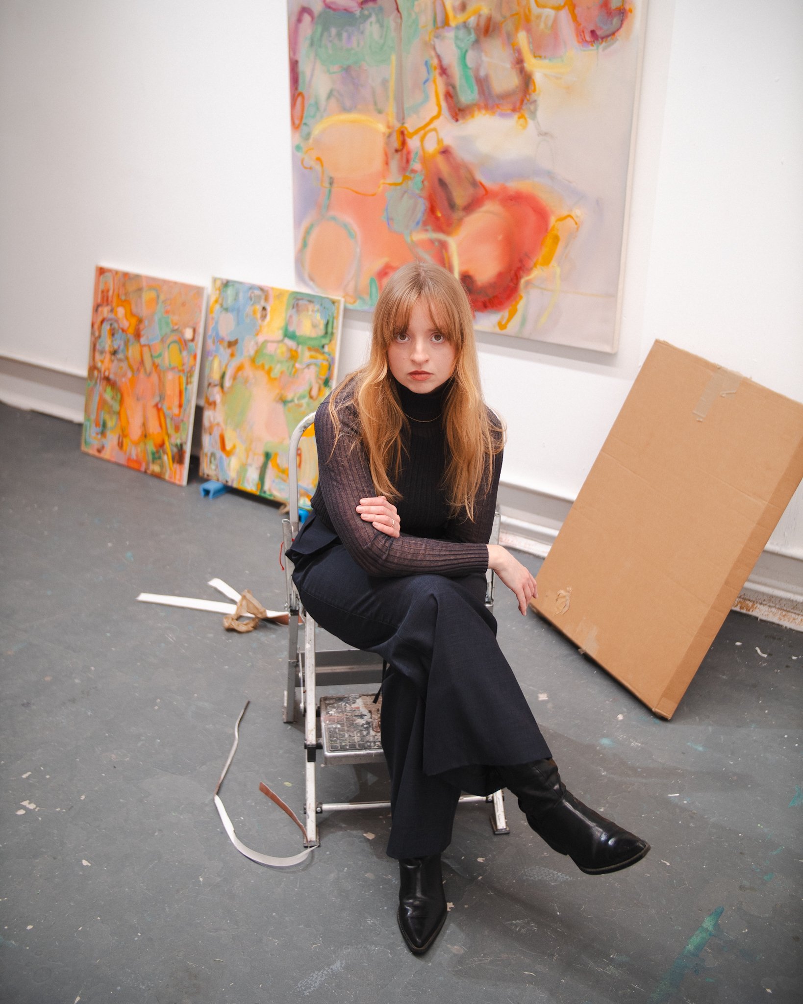 Bunny Hennessey artist studio shot