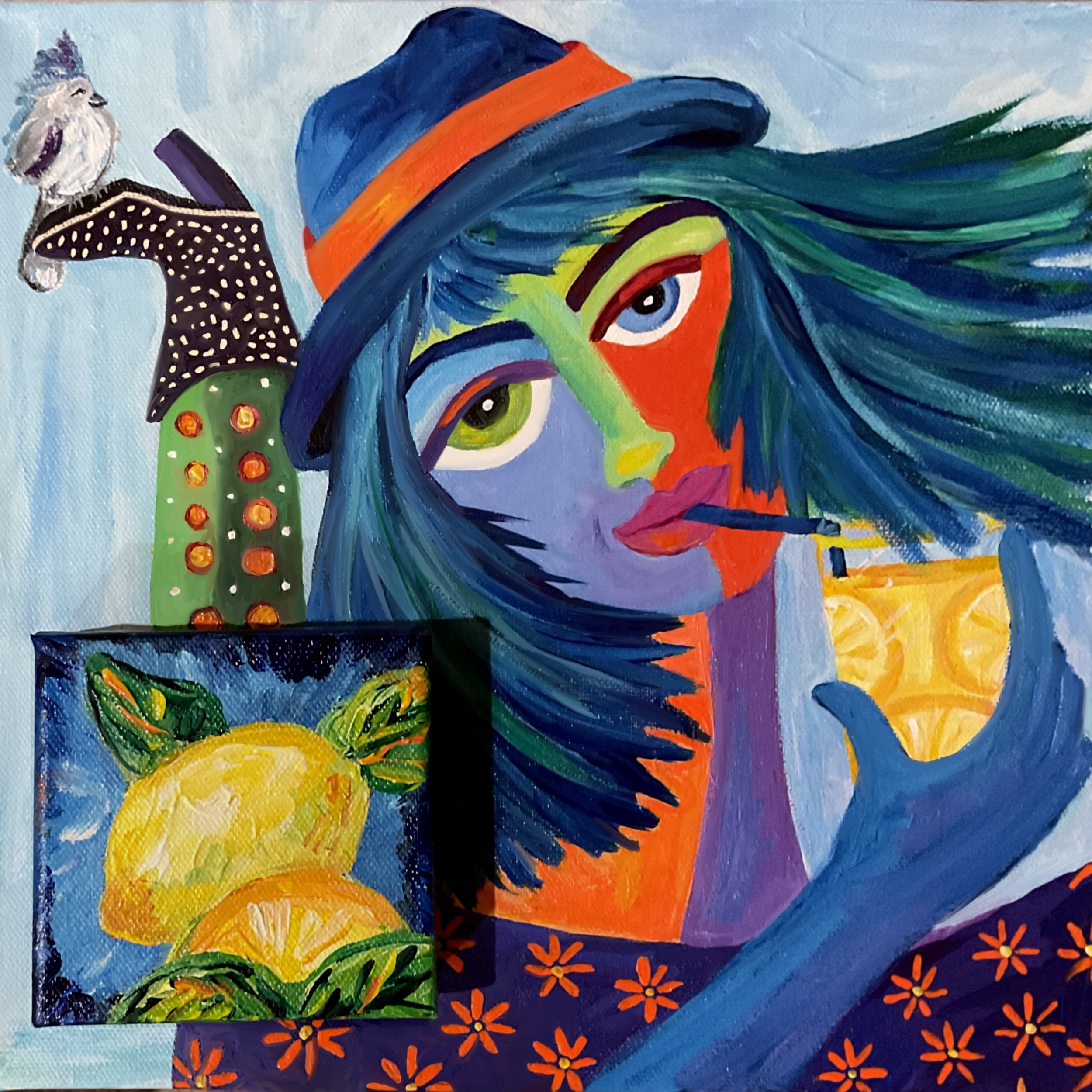 Quirky Lemonade Lady