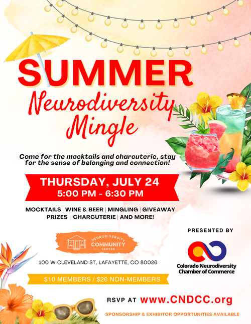Neurodiversity Chamber Summer Event July 24