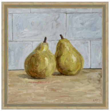 two pears (light) in AM silver frame.png