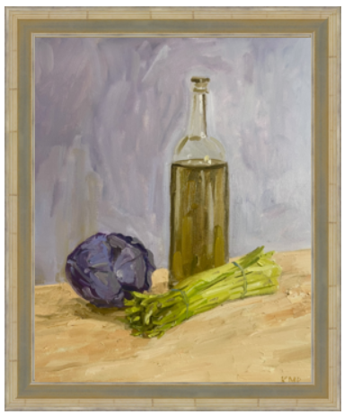 Purple cabbage wide antique silver frame.png