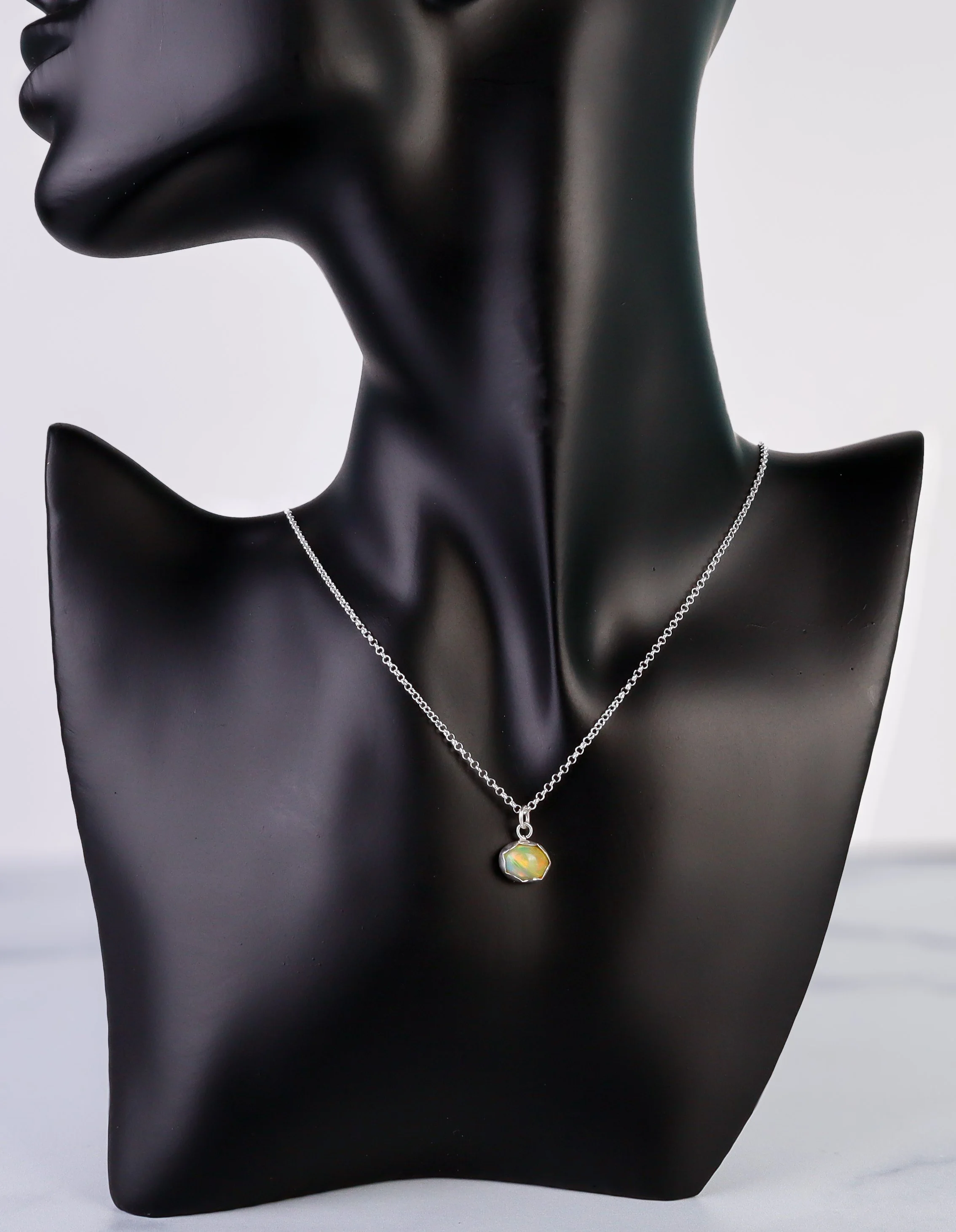 Simple Opal Pendant