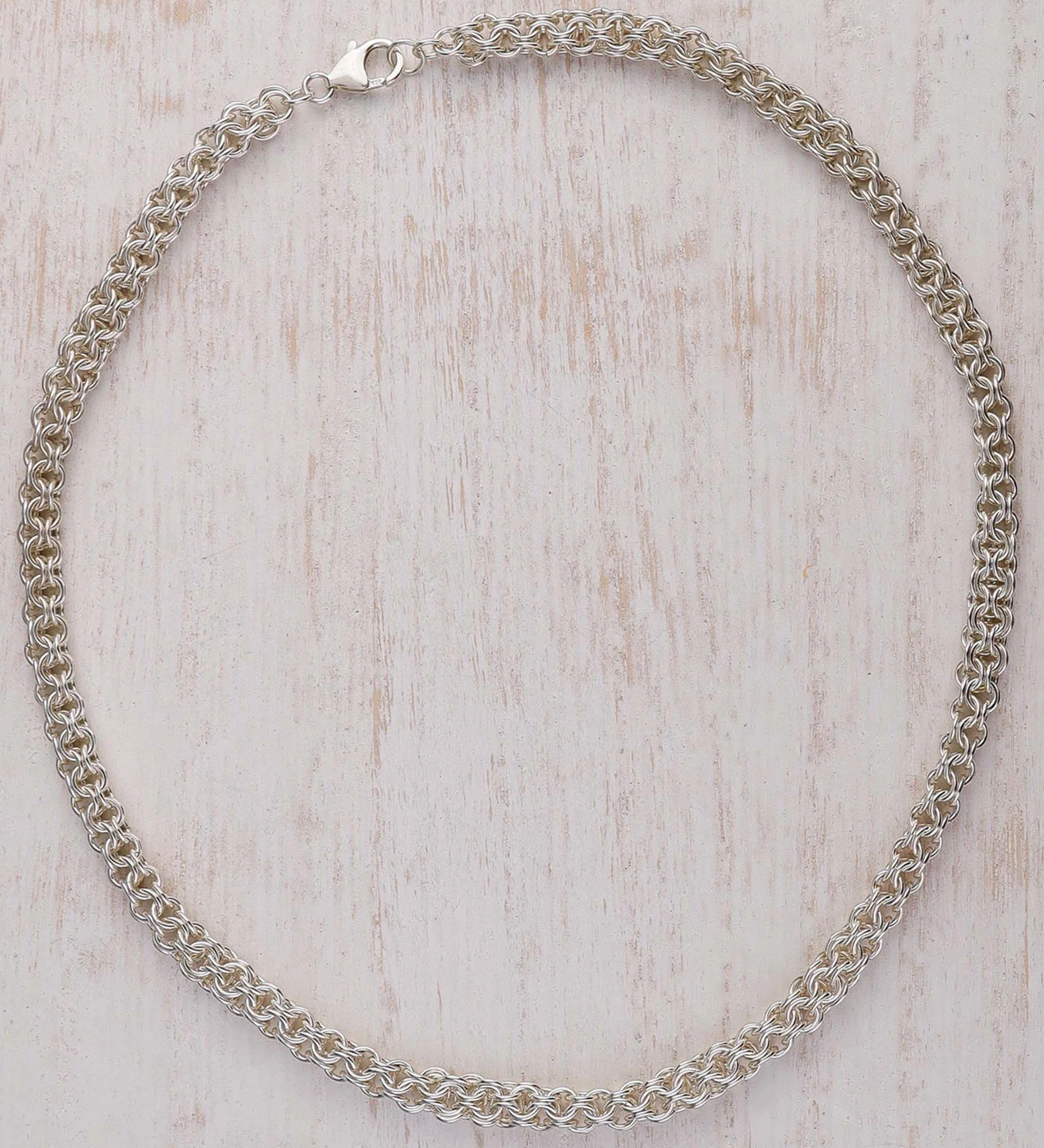 Silver Chainmaille Necklace.jpg