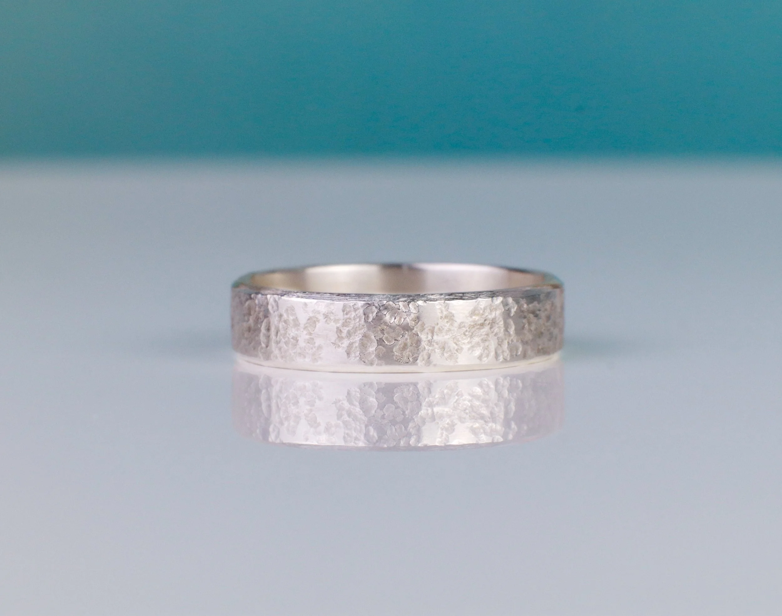 Silver Moonscape Ring