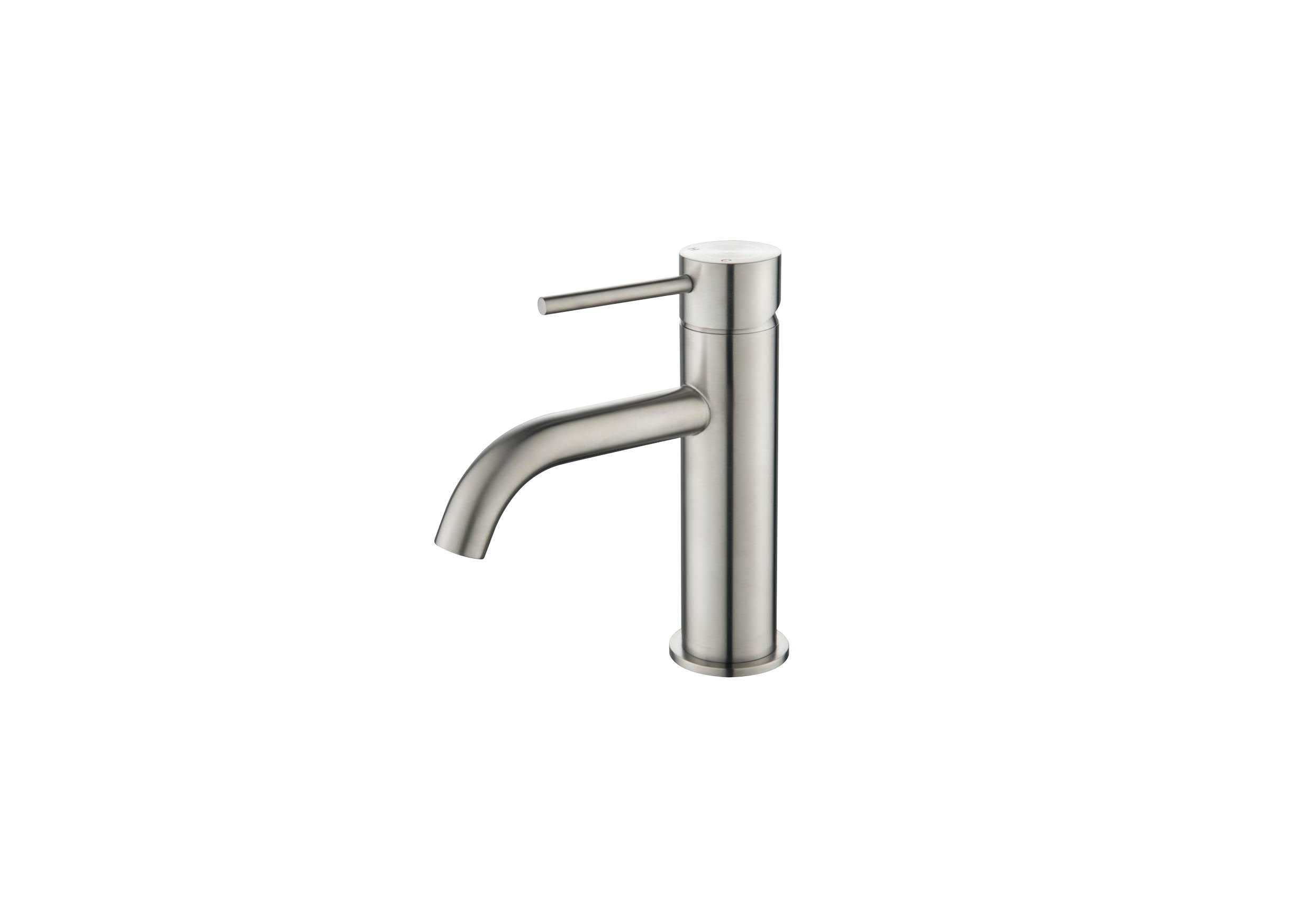 Pavati Curved Spout Basin Mixer