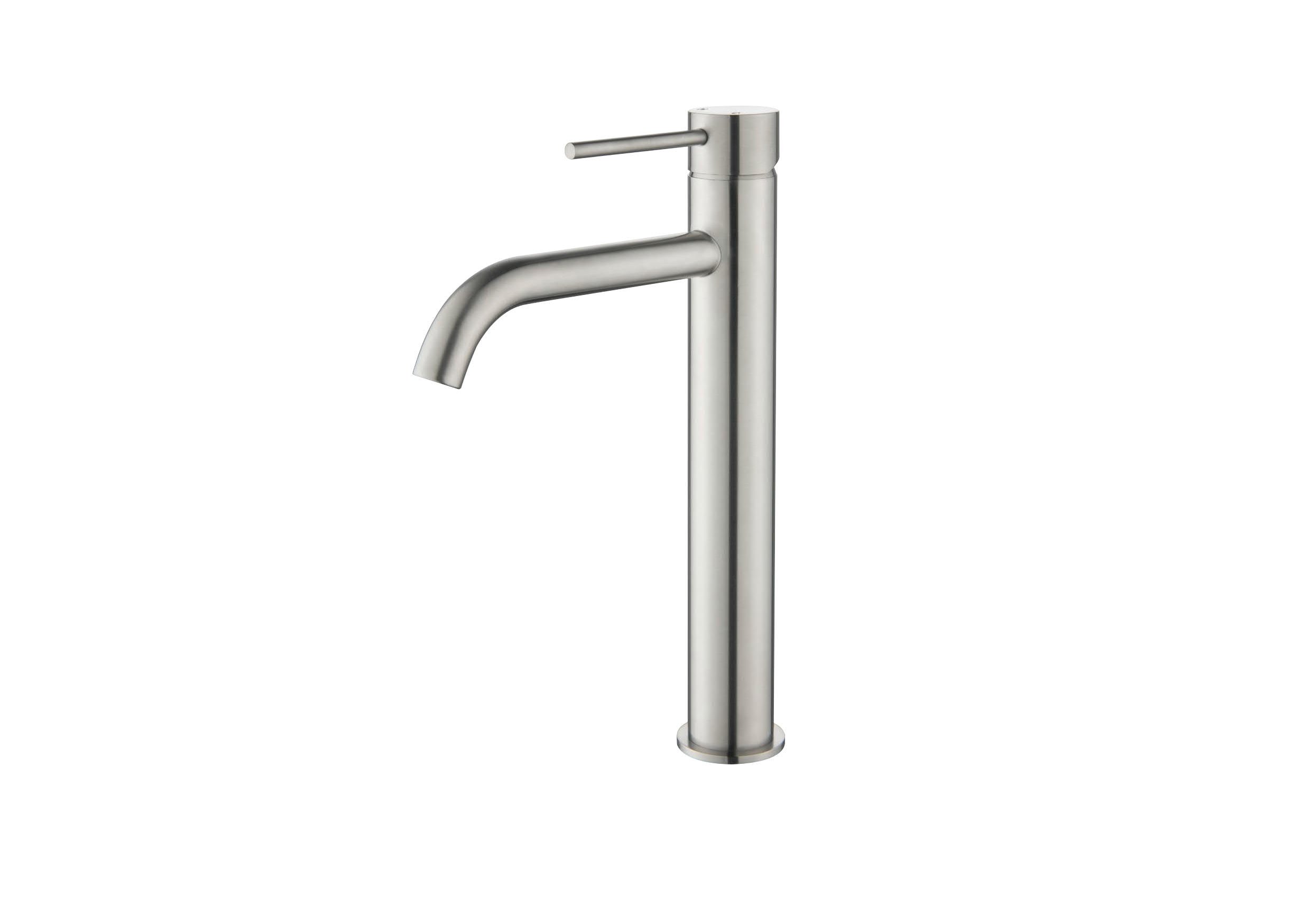 Pavati Tall Curved Spout Basin Mixer