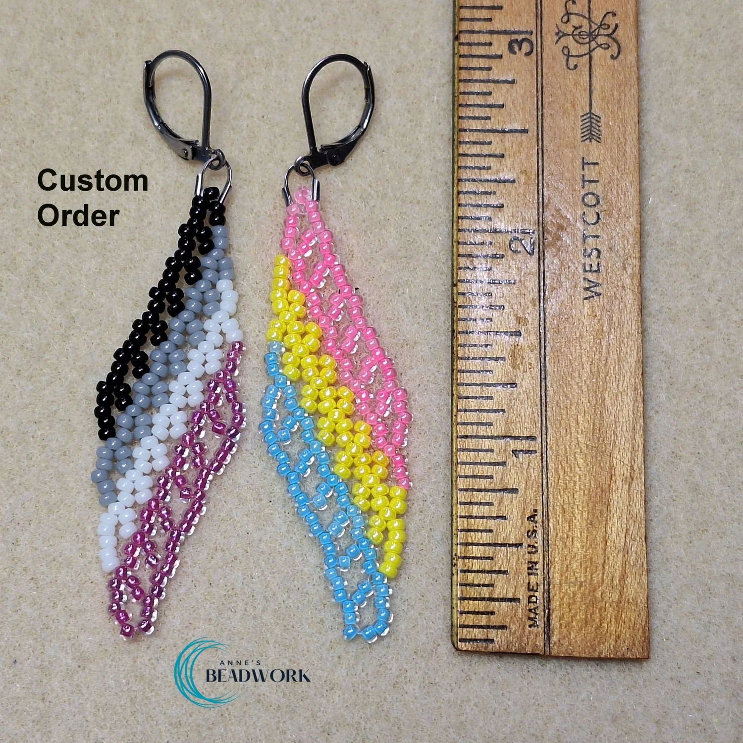 Pride Flag_Custom Order_Feather_Earrings_Medium_Length_20260616.jpg