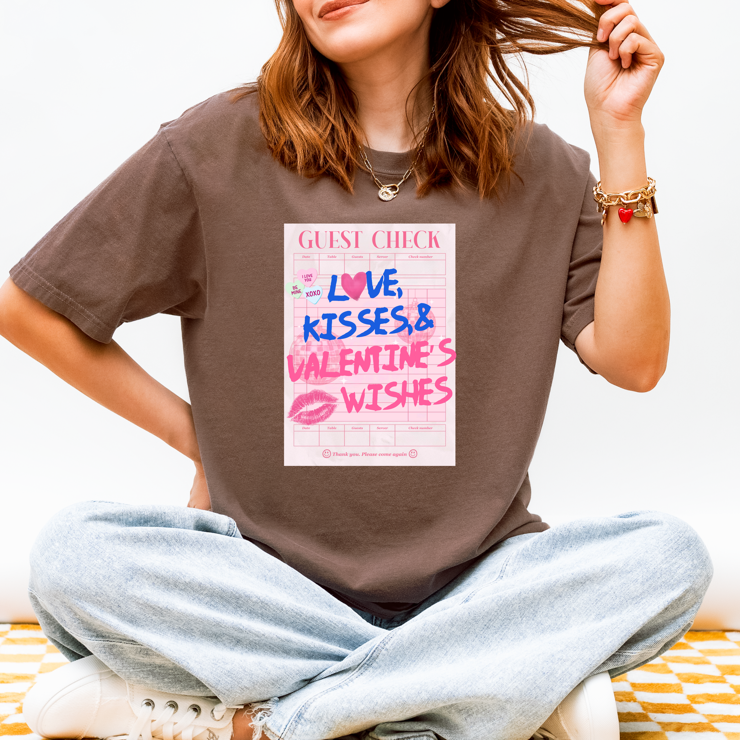 Love, Kisses, & Valentine's Wishes Tee