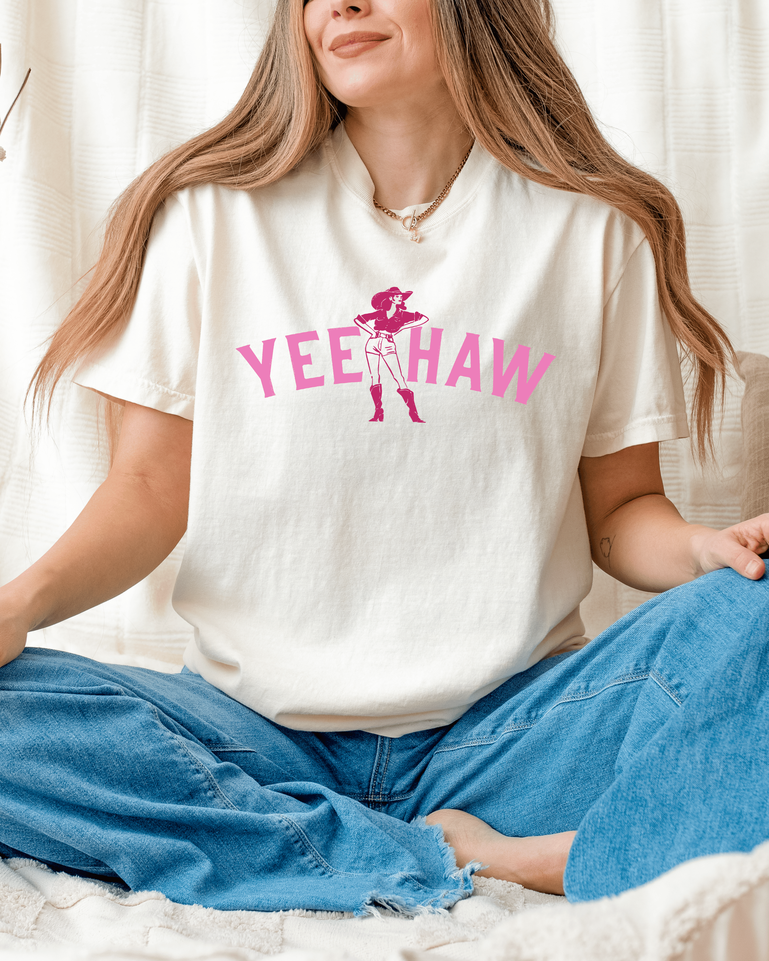 Yee Haw Cowgirl Tee