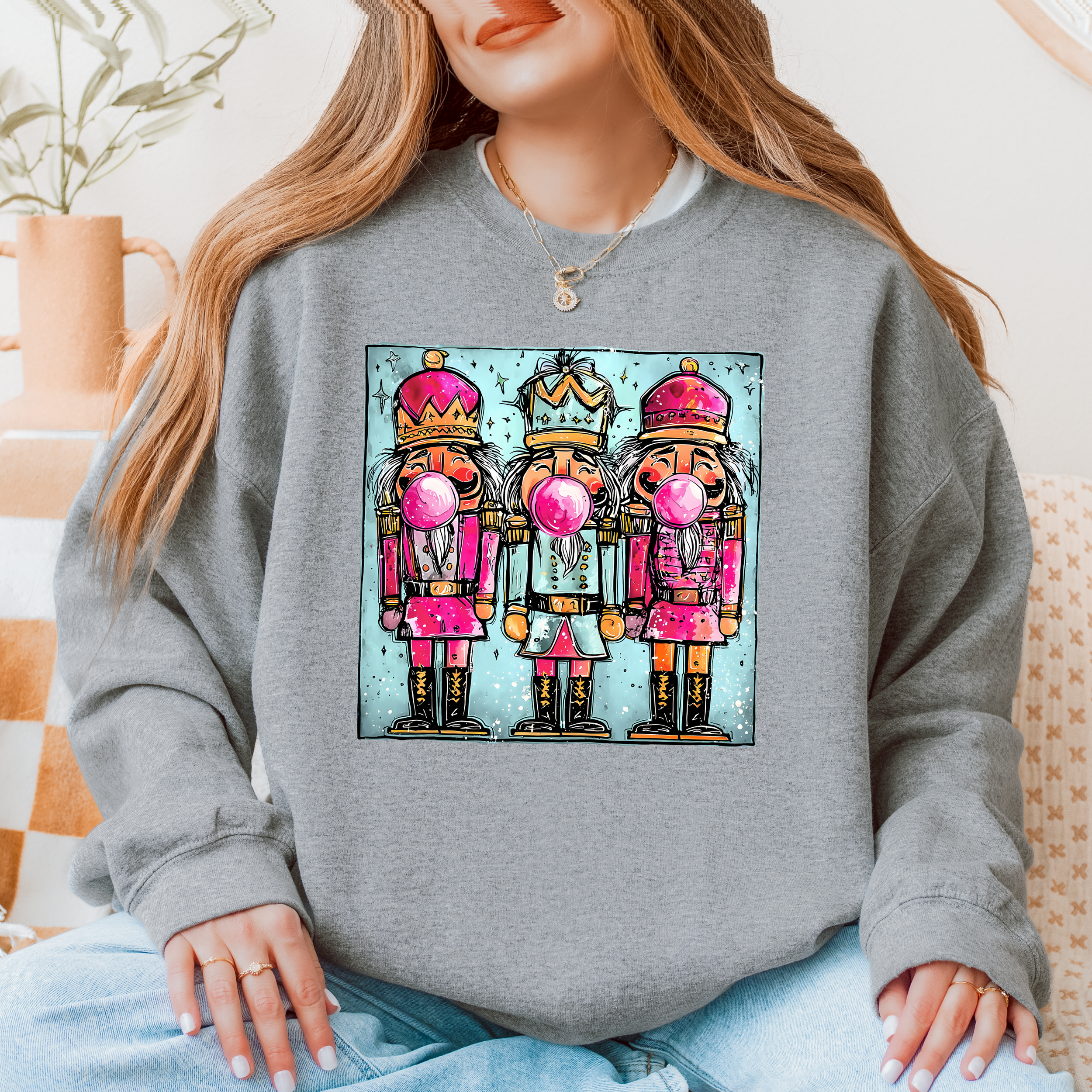 Bubblegum Nutcracker Sweatshirt