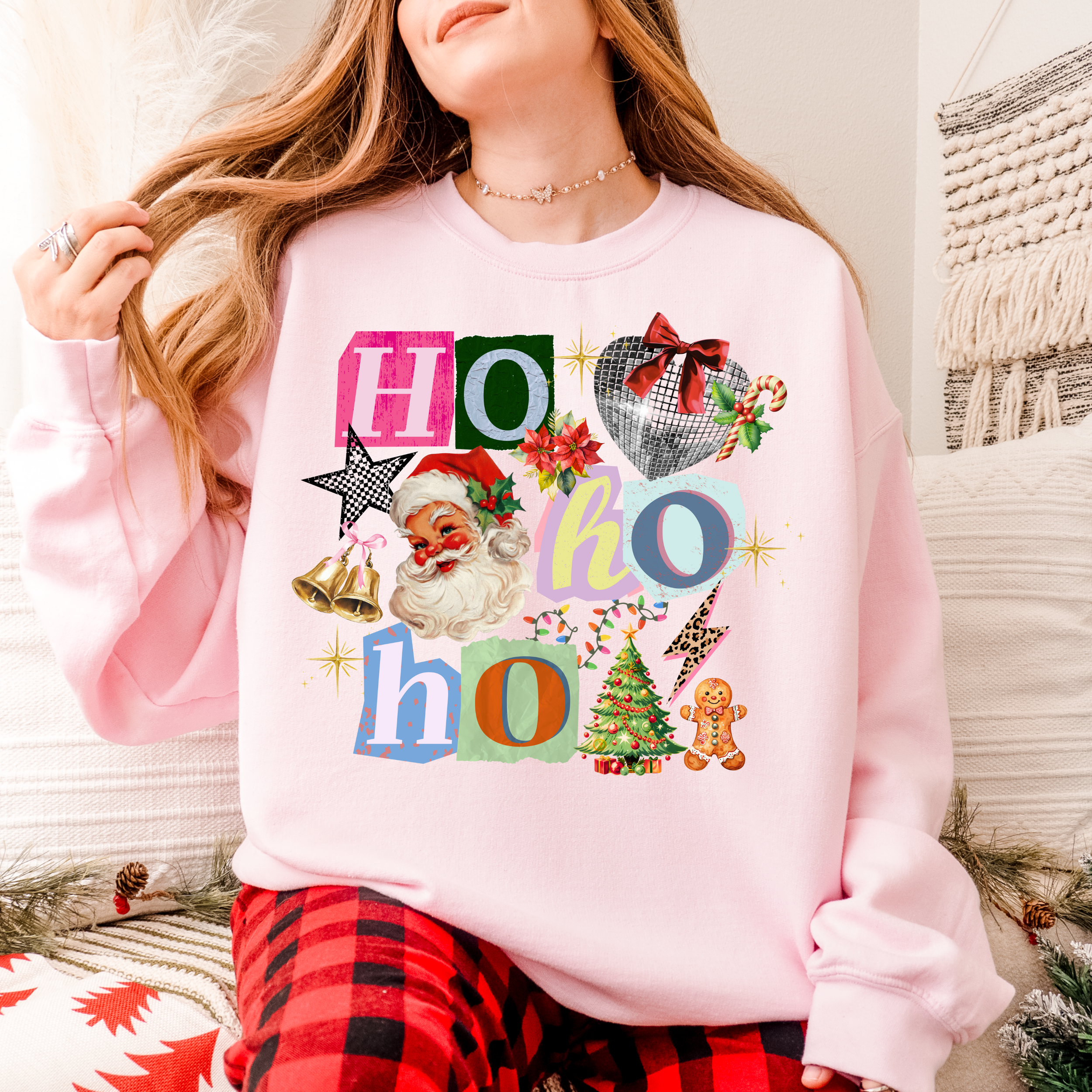 Retro Ho Ho Ho Sweatshirt