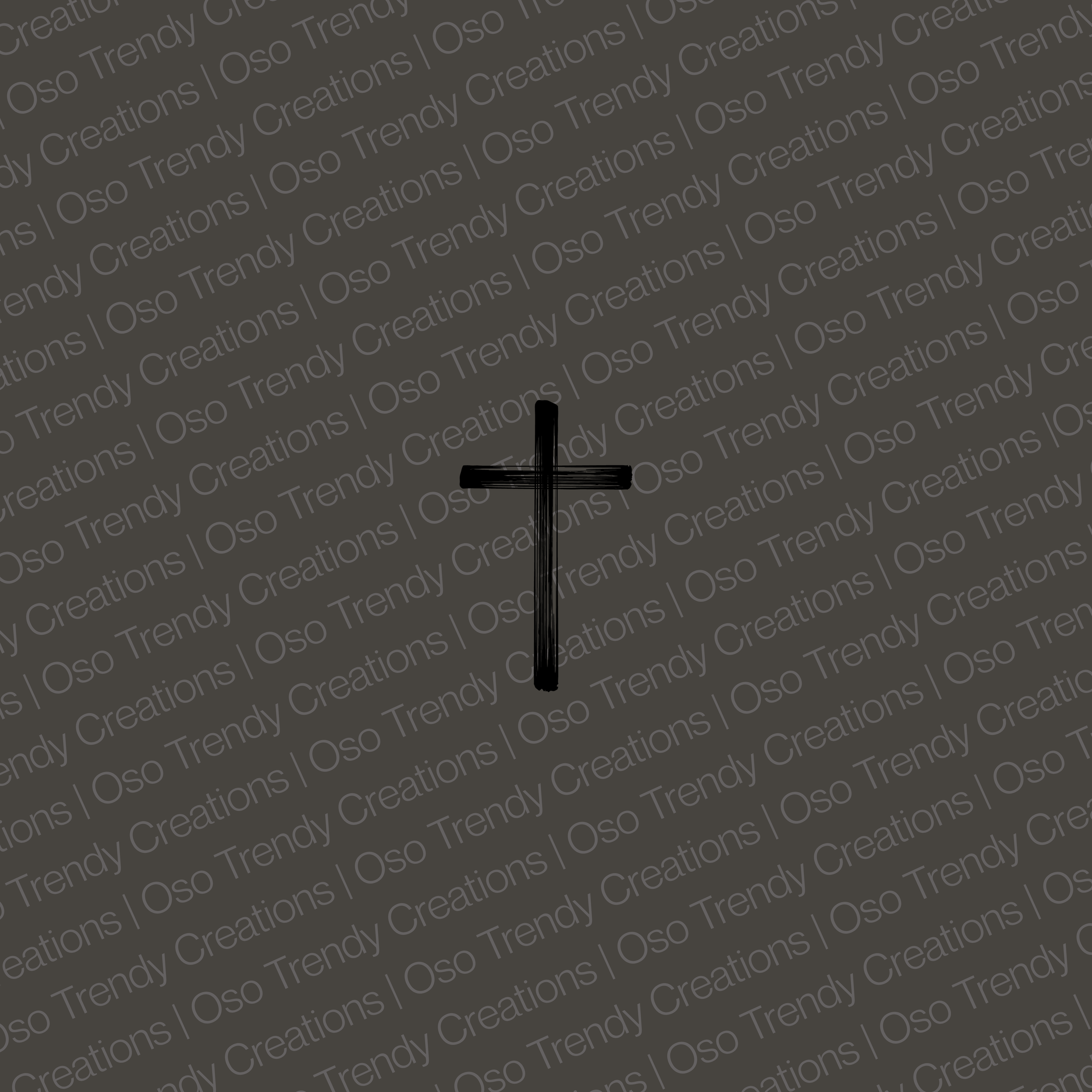 Jesus is King (Cross) PNG