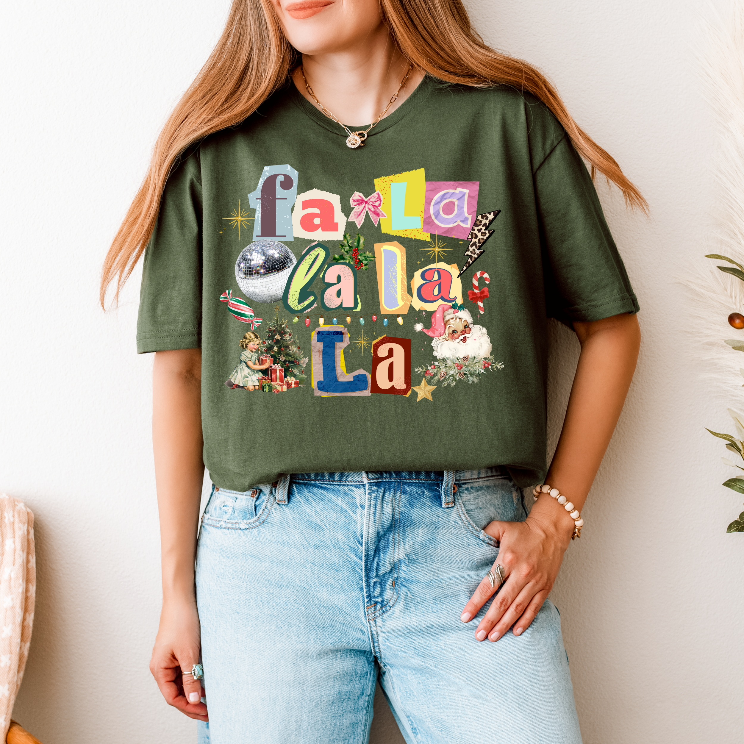 Retro Fa La La La La Tee